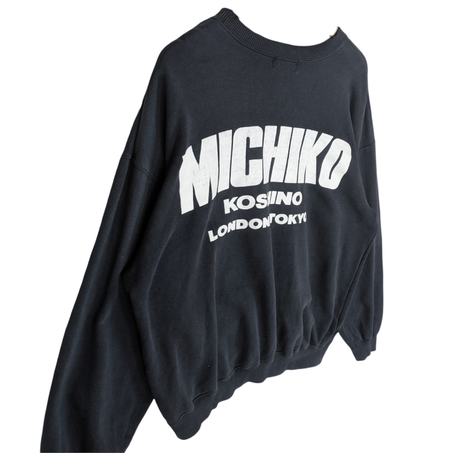 MICHIKO KOSHINO LONDON Big Logo Spell Out Sweatshirt