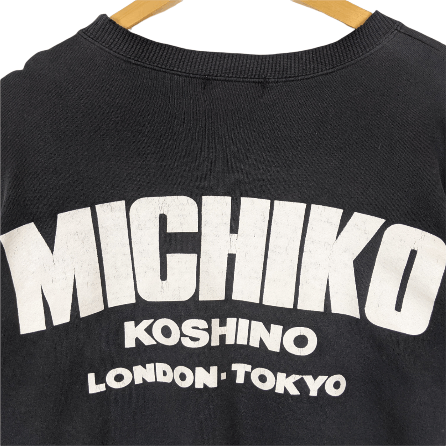 MICHIKO KOSHINO LONDON Big Logo Spell Out Sweatshirt