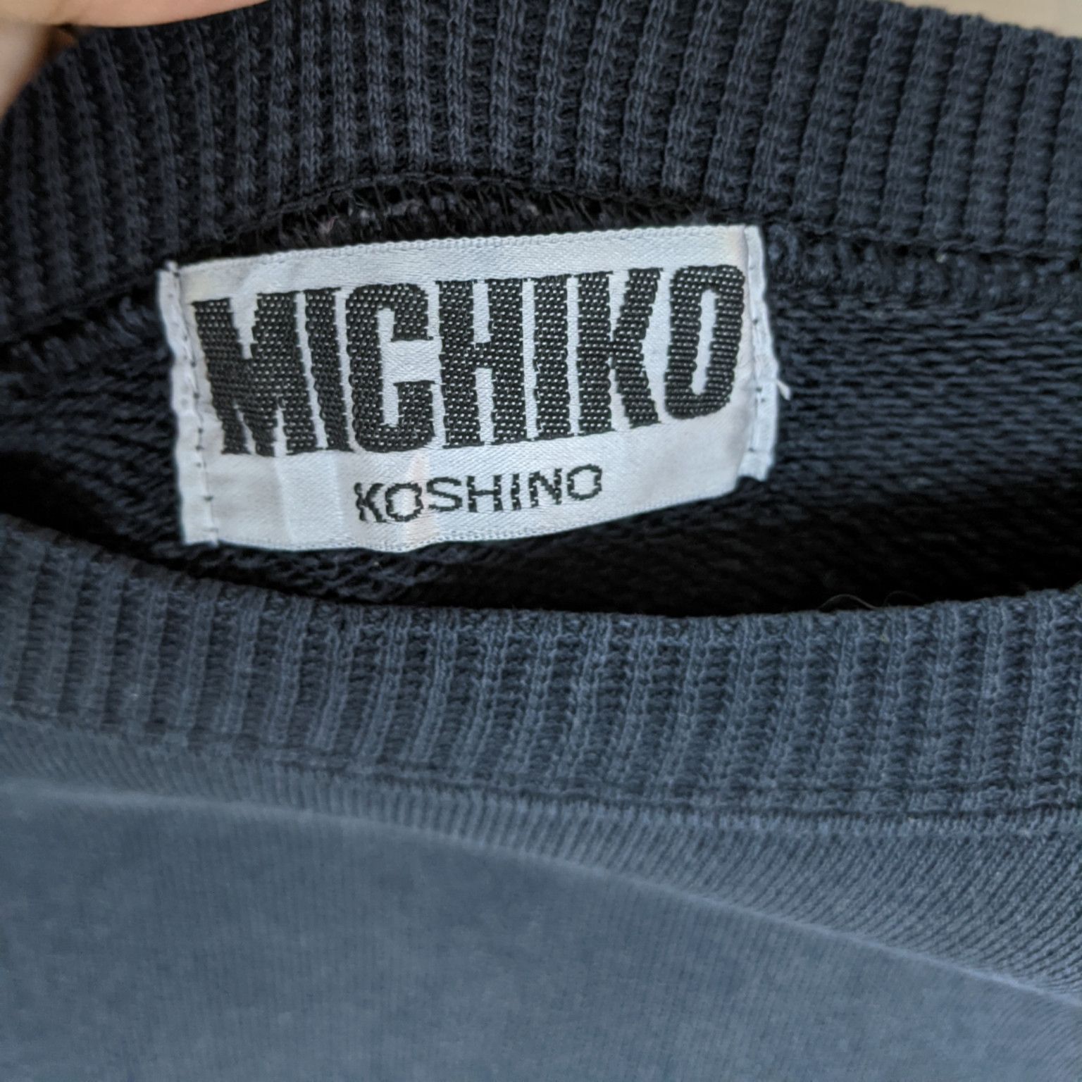 MICHIKO KOSHINO LONDON Big Logo Spell Out Sweatshirt
