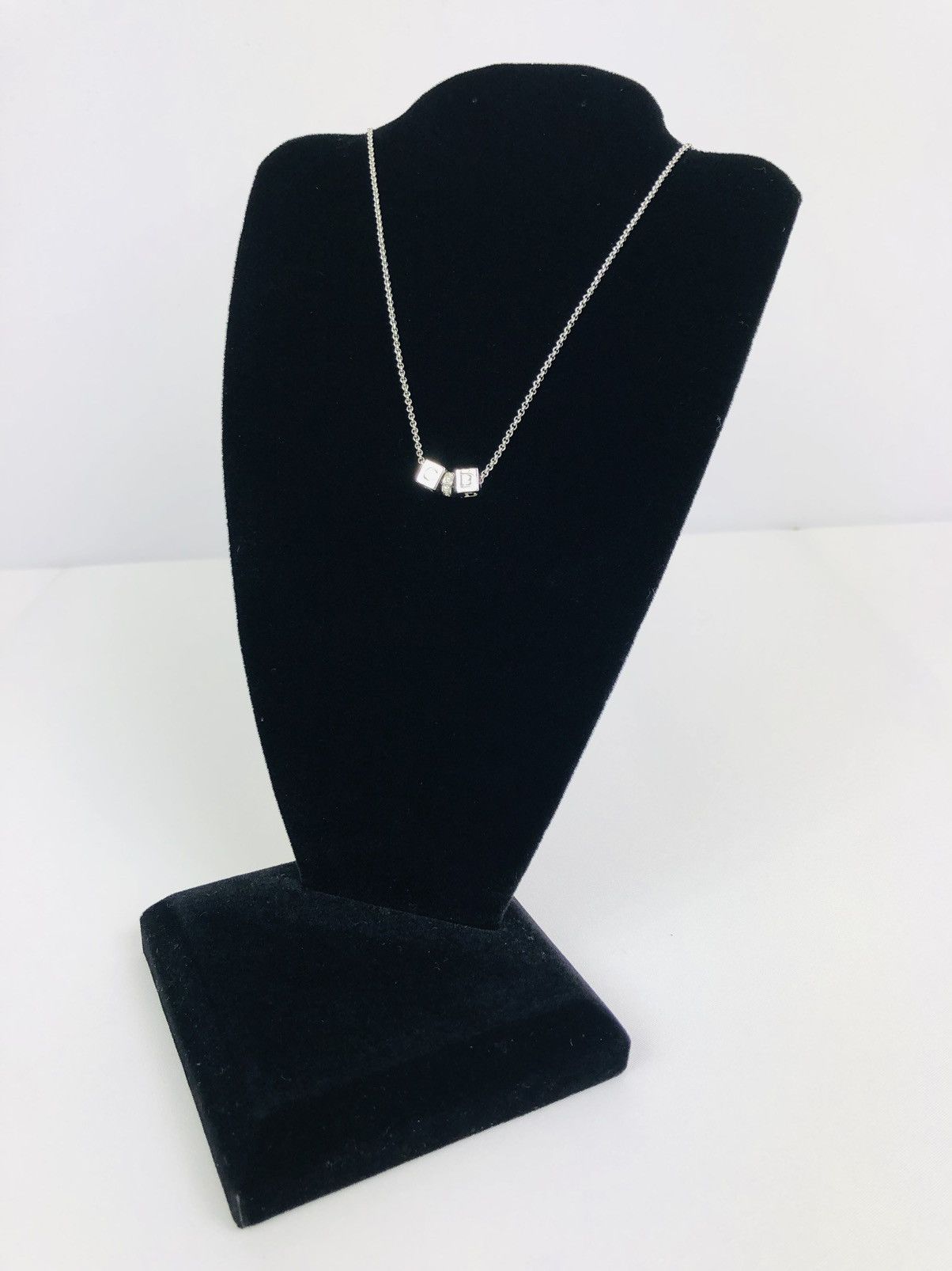 image of Dior Dice Necklace in Silver, Men's