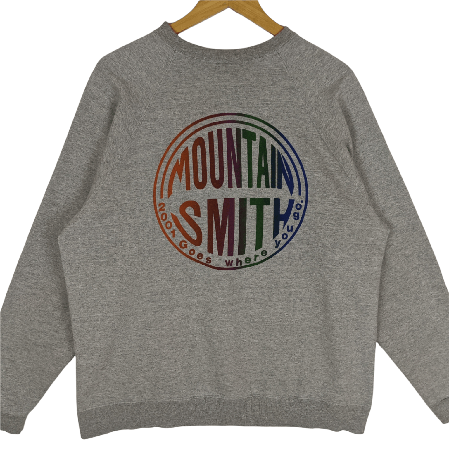 Japanese Brand 2000's MOUNTAIN SMITH Hiking Outdoor Jumper Sweatshirt Size US L / EU 52-54 / 3 - 2 Thumbnail