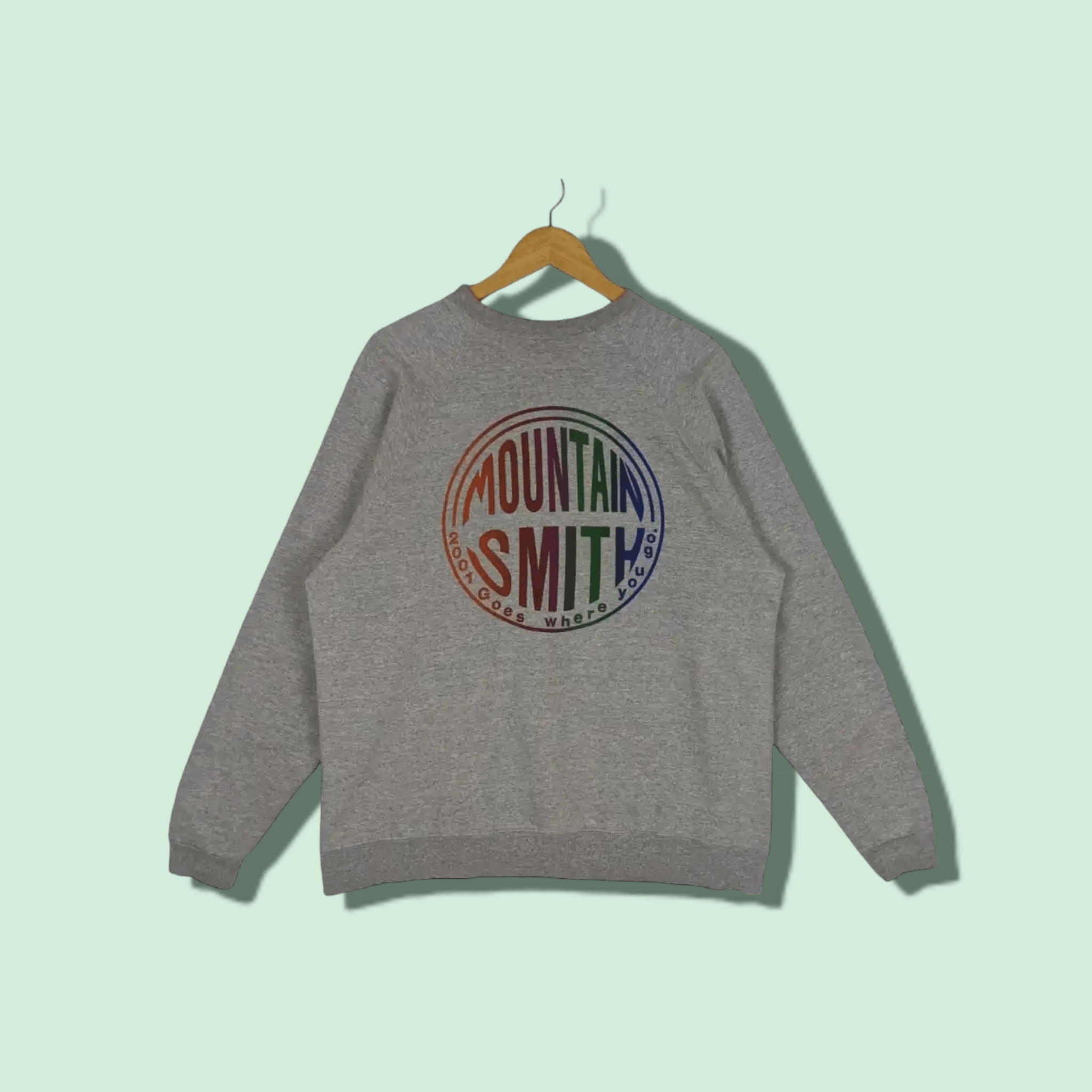 Japanese Brand 2000's MOUNTAIN SMITH Hiking Outdoor Jumper Sweatshirt Size US L / EU 52-54 / 3 - 1 Thumbnail