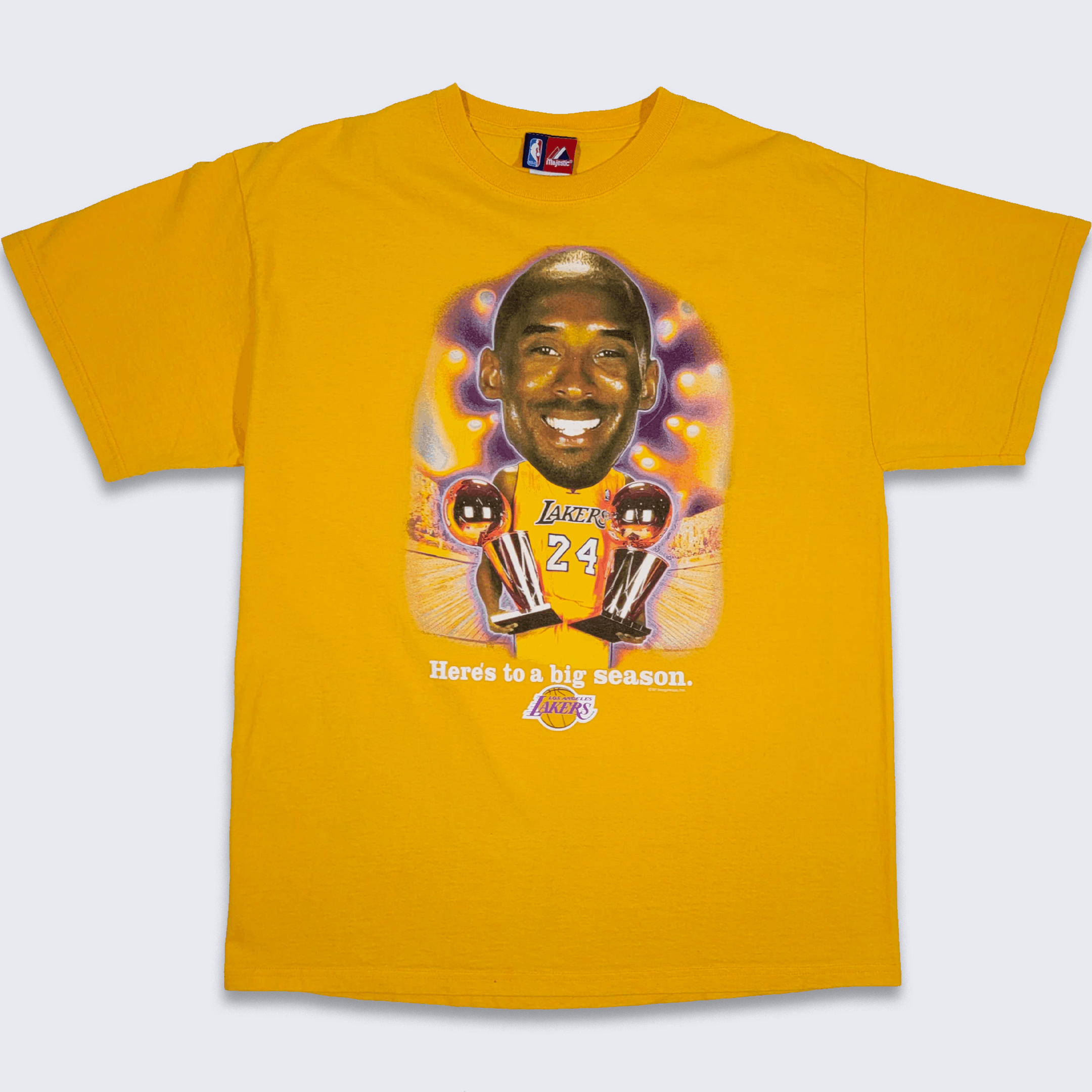 Majestic × NBA Los Angeles Lakers Kobe Bryant Champions Majestic T-Shirt Size US L / EU 52-54 / 3 - 1 Thumbnail