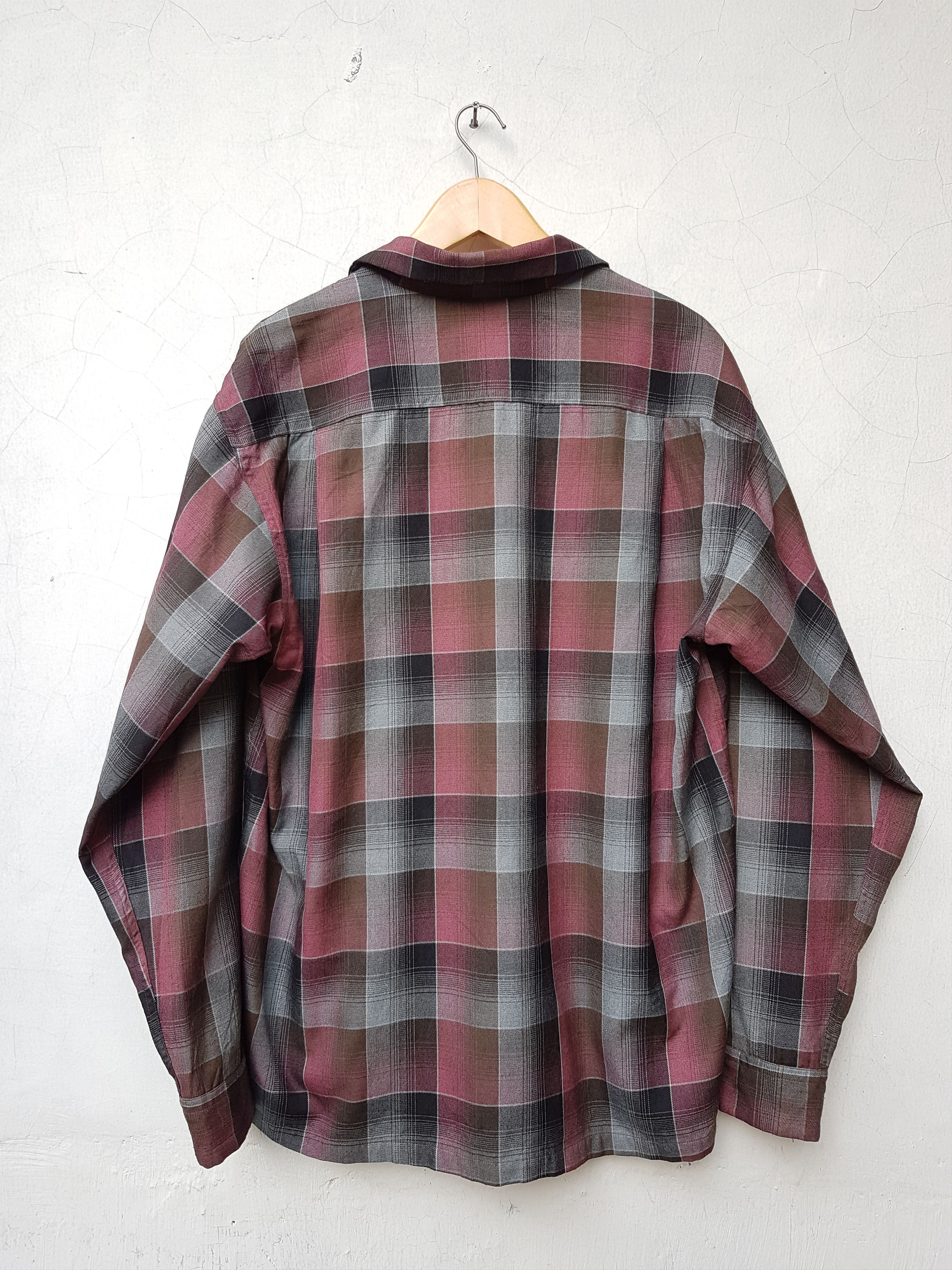 Sugar Cane Fit L to XL, 90'S Sugarcane Loop/ Open Collar Rayon Shirt Size US L / EU 52-54 / 3 - 4 Thumbnail