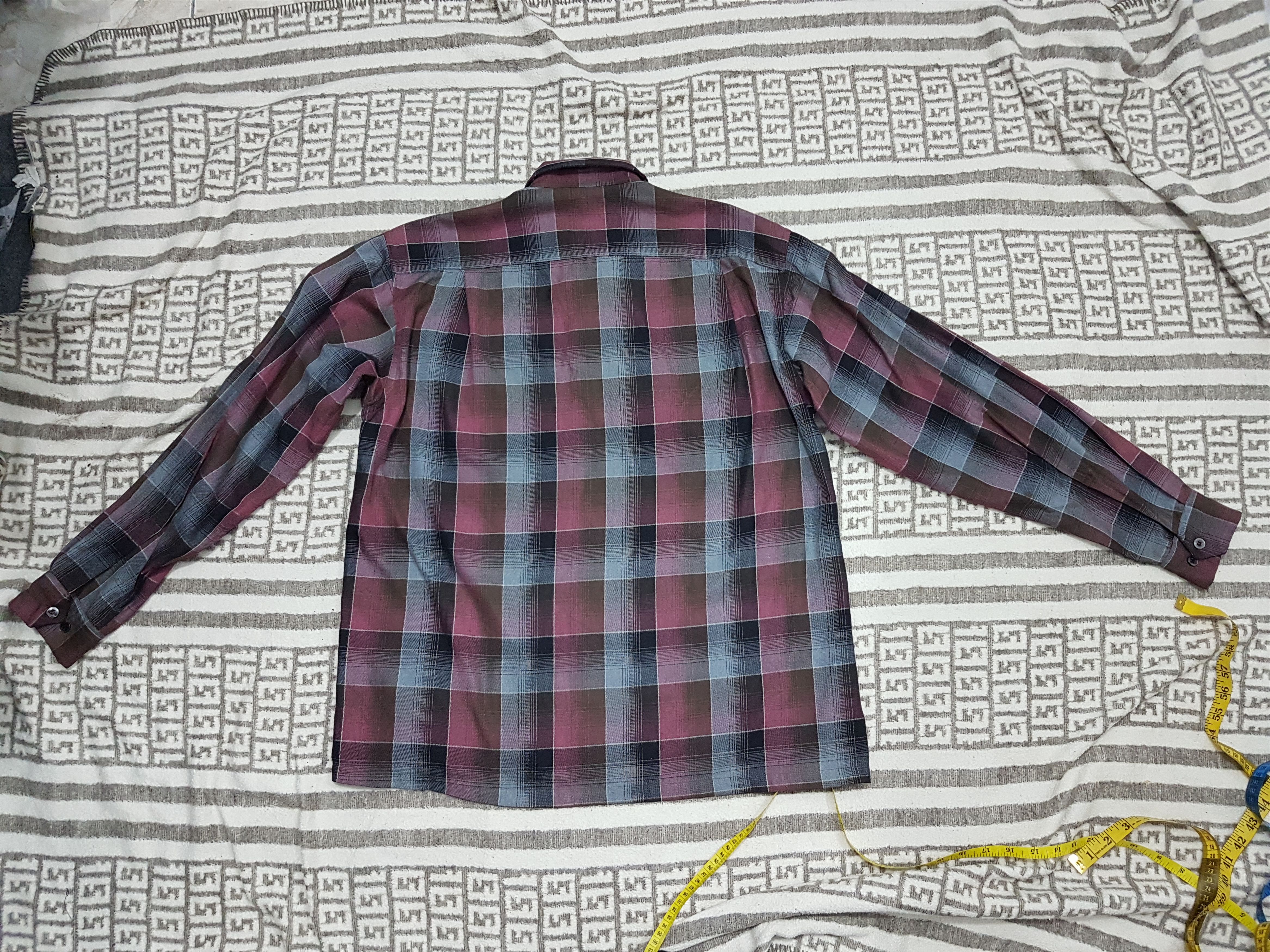 Sugar Cane Fit L to XL, 90'S Sugarcane Loop/ Open Collar Rayon Shirt Size US L / EU 52-54 / 3 - 10 Thumbnail