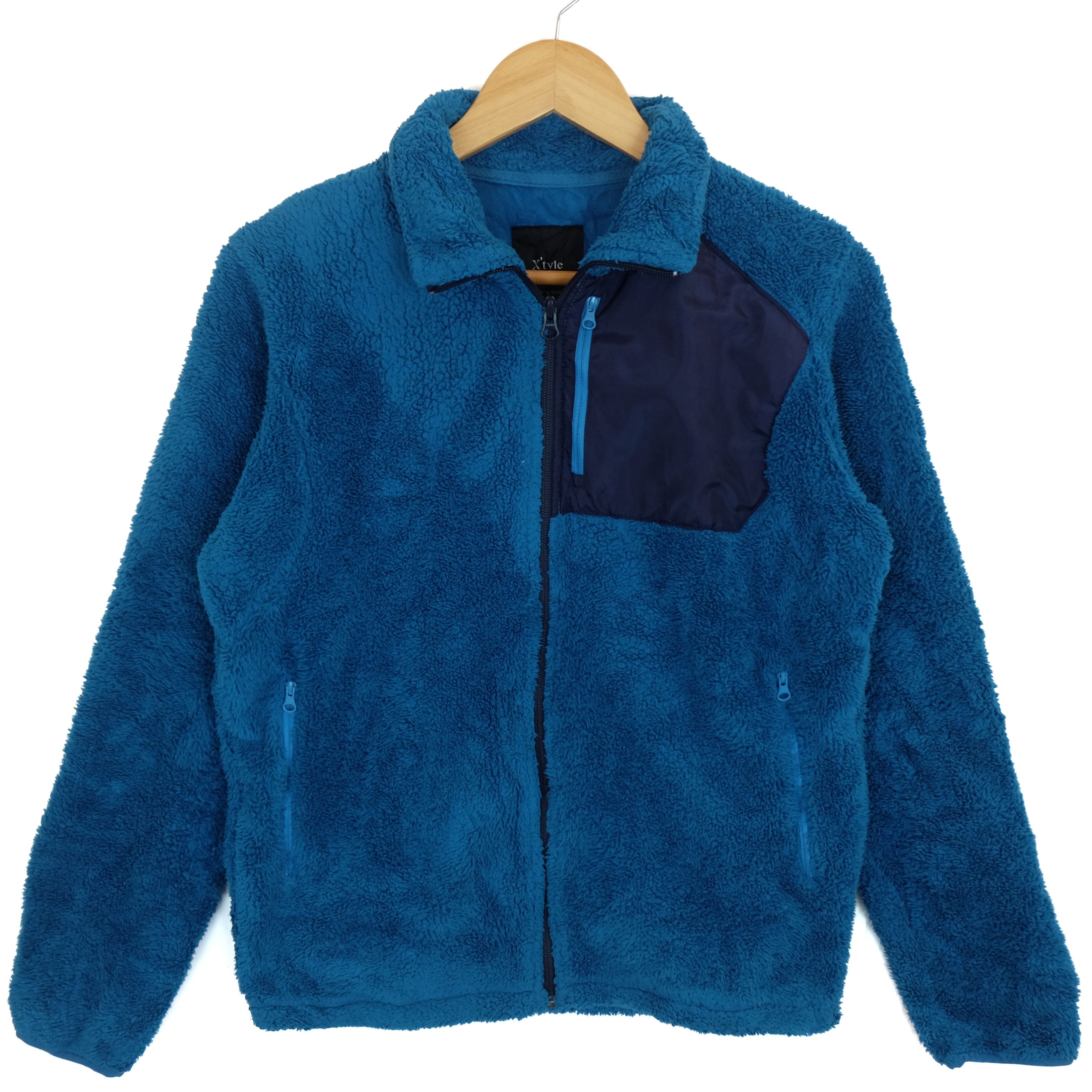 Japanese Brand X'TYLE Japan Fluffy Fleece Jacket Size US S / EU 44-46 / 1 - 2 Thumbnail