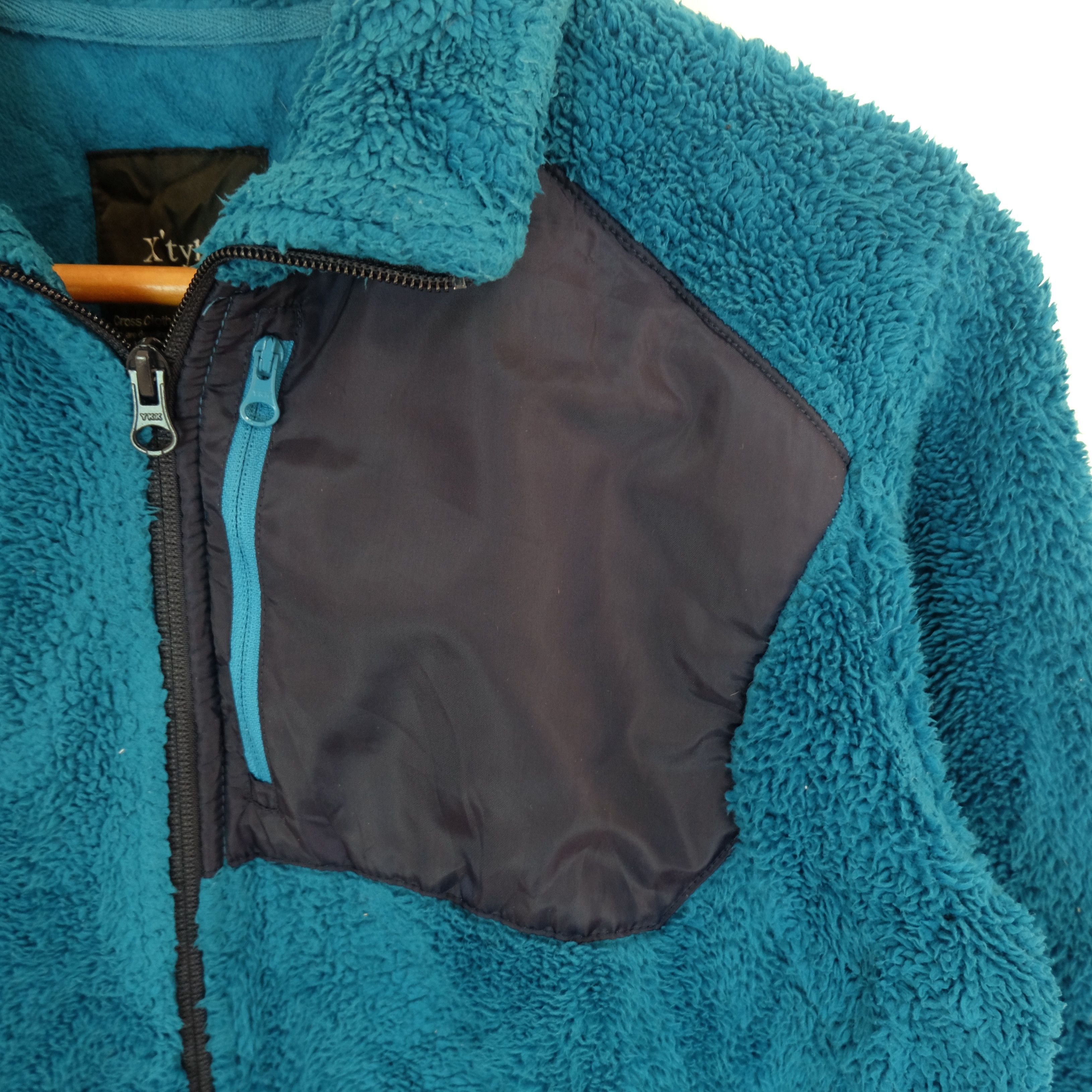 Japanese Brand X'TYLE Japan Fluffy Fleece Jacket Size US S / EU 44-46 / 1 - 6 Thumbnail
