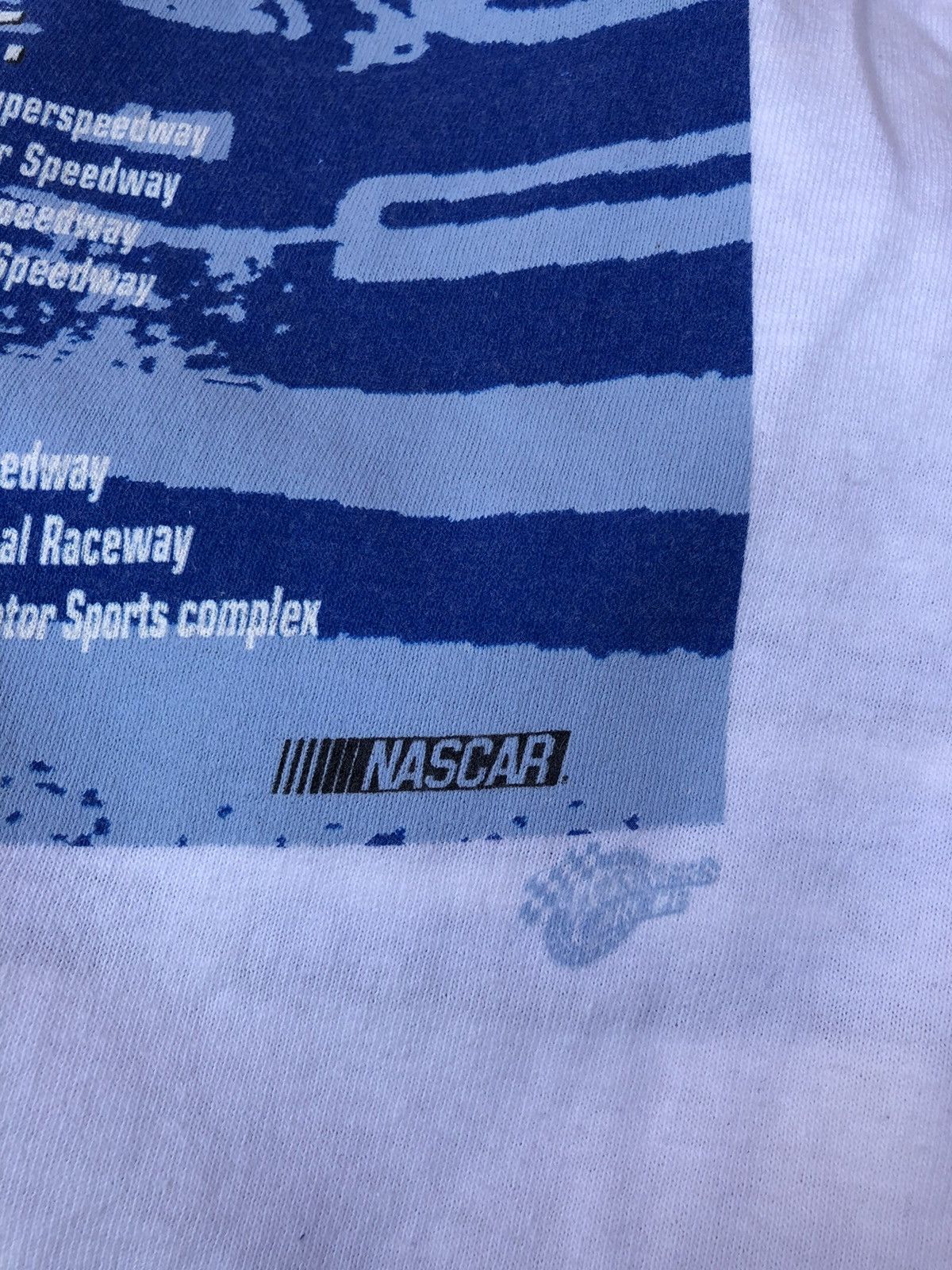 NASCAR Vintage 2002 NASCAR Winston Cup Series White Tee Size US L / EU 52-54 / 3 - 17 Thumbnail