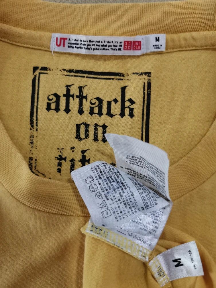 Anime Attack on Titan Japan Anime Tee Akira Evangelion Bleach Size US M / EU 48-50 / 2 - 3 Thumbnail