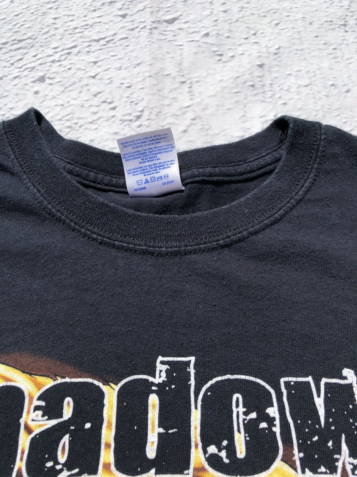 Harley Davidson Vintage 2000s Shadow of the Wings Tronseal Ltd Black Tee Size US L / EU 52-54 / 3 - 7 Thumbnail