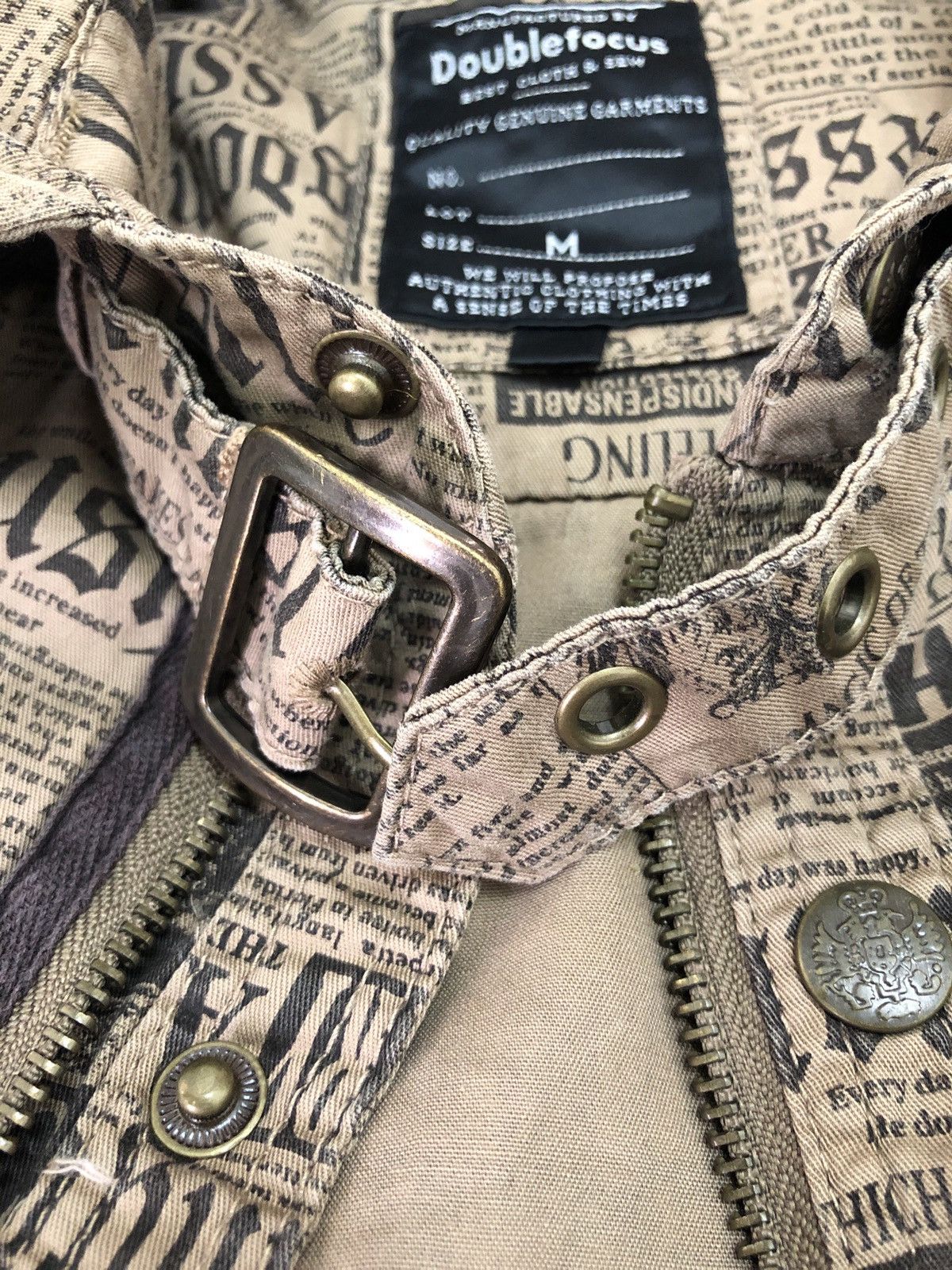 If Six Was Nine 🔥Rare🔥Double Focus Japan Overprinted light jacket Size US M / EU 48-50 / 2 - 18 Thumbnail