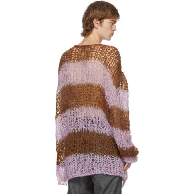 Raf Simons Raf Simons Mohair Stripe Punk Sweater Size US XS / EU 42 / 0 - 3 Thumbnail