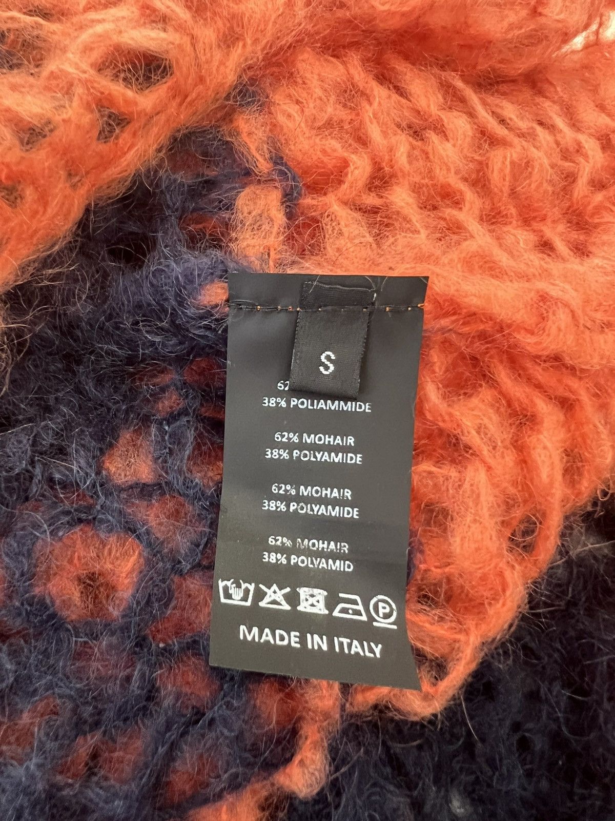 Raf Simons Raf Simons Mohair Stripe Punk Sweater Size US S / EU 44-46 / 1 - 7 Thumbnail
