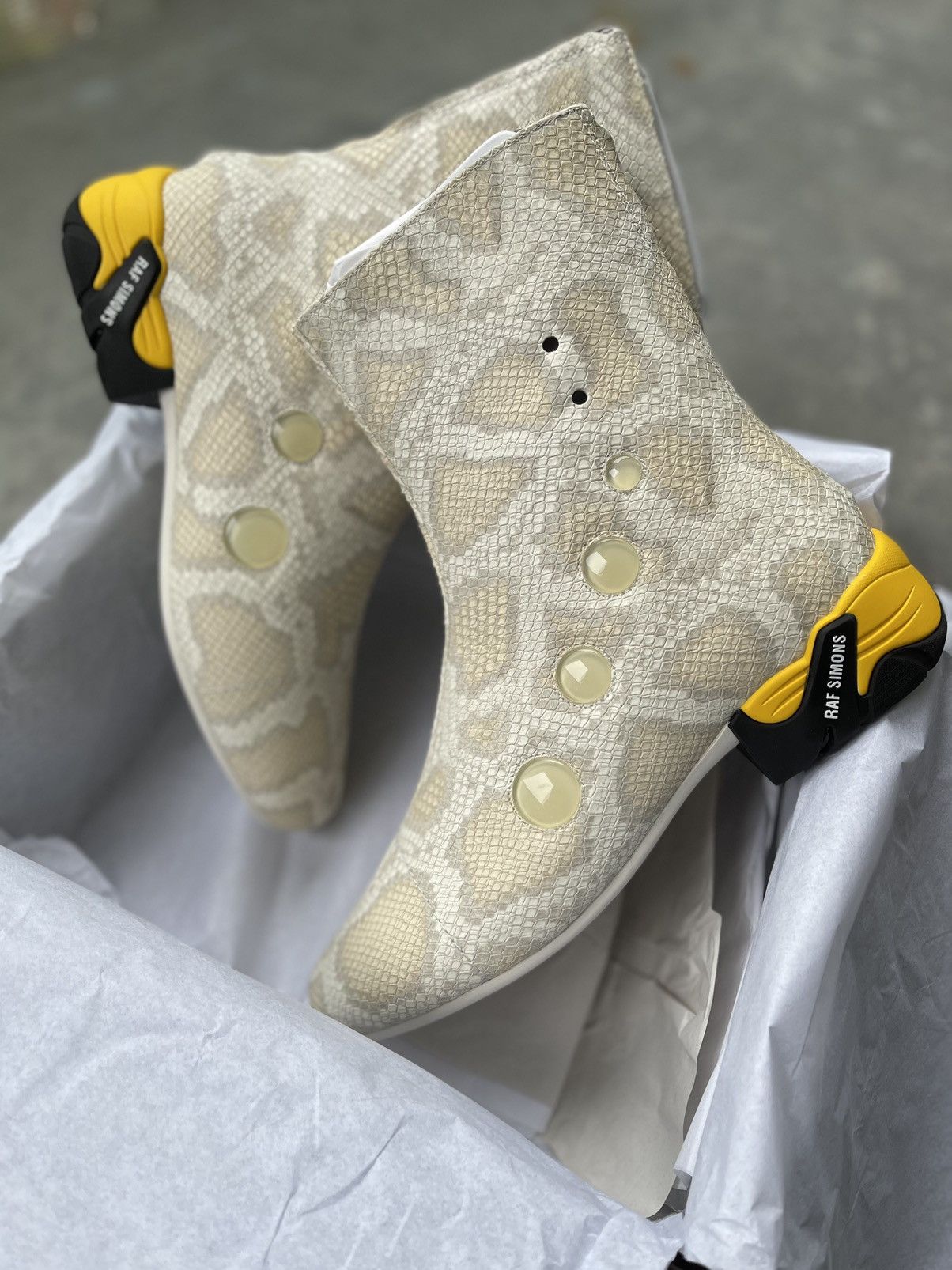 Raf Simons 🔥RARE🔥 Raf Simons Solaris 21 Snakeskin Boots Size US 10 / EU 43 - 5 Thumbnail