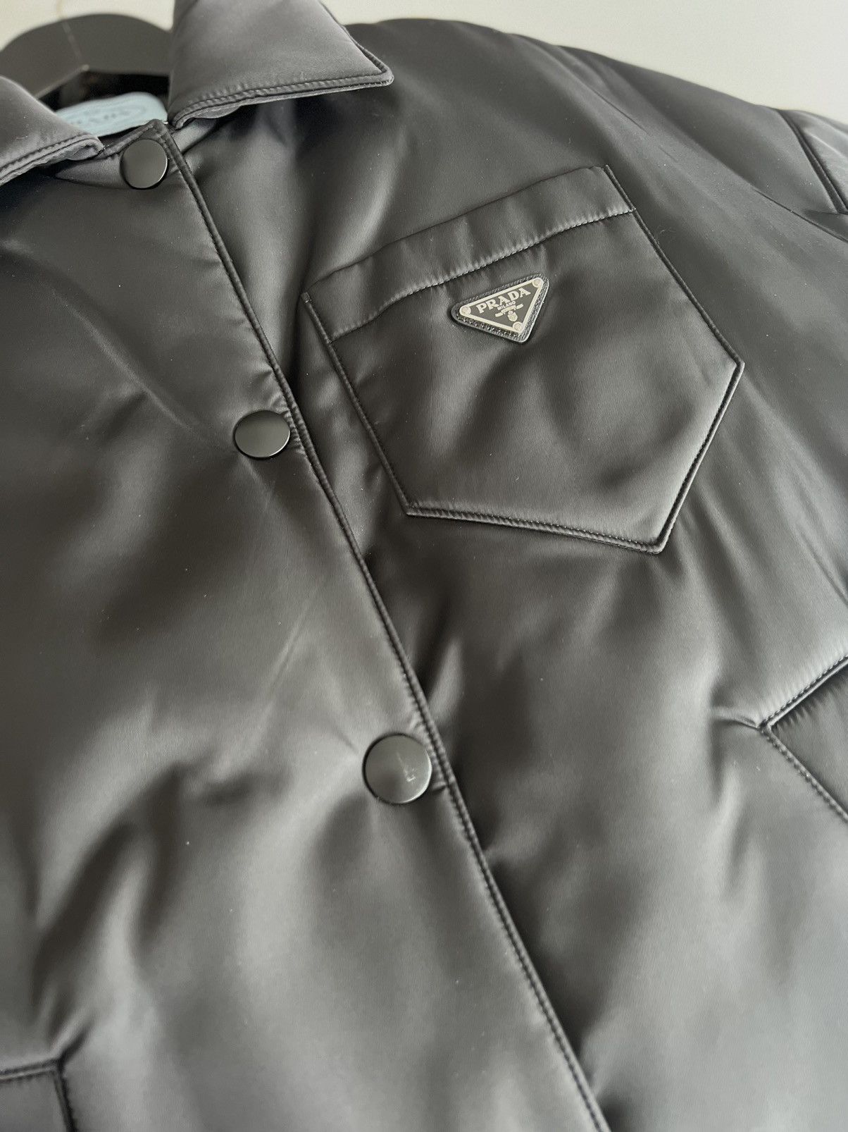 Prada 💥RARE💥 Prada Nylon Padded Jacket with triangle logo and bow Size US M / EU 48-50 / 2 - 4 Thumbnail
