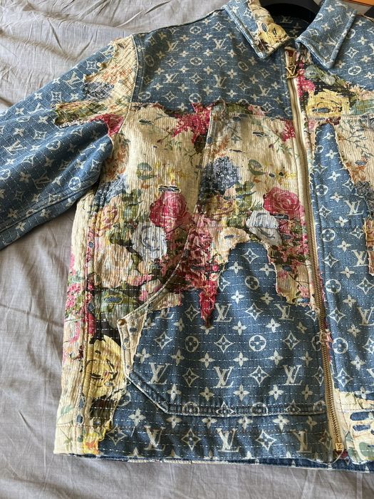 Louis Vuitton Ds Louis Vuitton Destroyed Workwear Denim Jacket Grailed