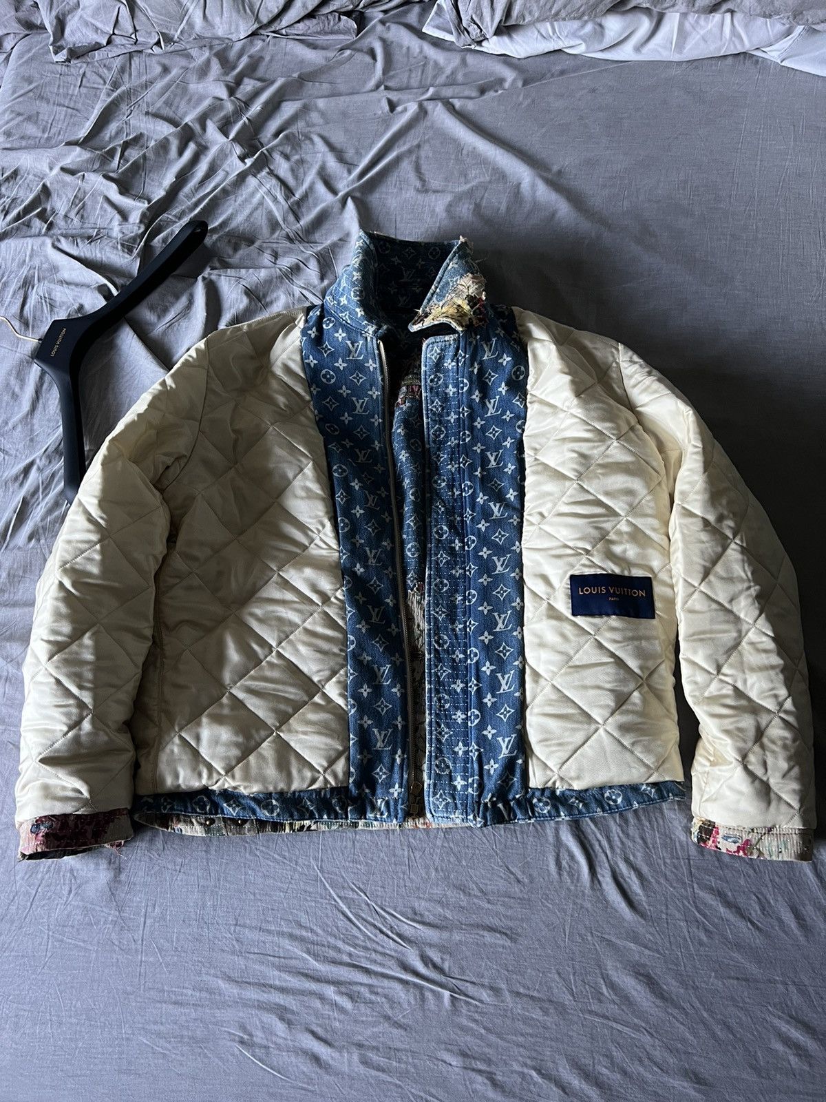 Louis Vuitton DS Louis Vuitton Destroyed Workwear Denim Jacket Size US M / EU 48-50 / 2 - 8 Thumbnail
