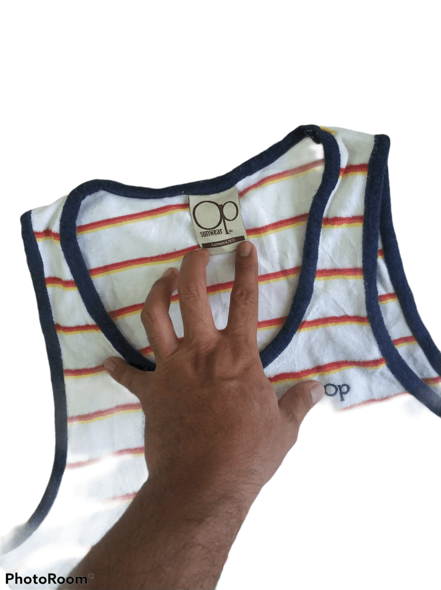 Ocean Pacific 🔥Vintage Ocean Pacific Stripe Tank Top Size US S / EU 44-46 / 1 - 4 Thumbnail