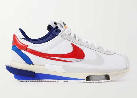 Nike × Sacai NEW Nike Mens X SACAI ZOOM CORTEZ DQ0581-100 Size 9 Size US 9 / EU 42 - 2 Thumbnail