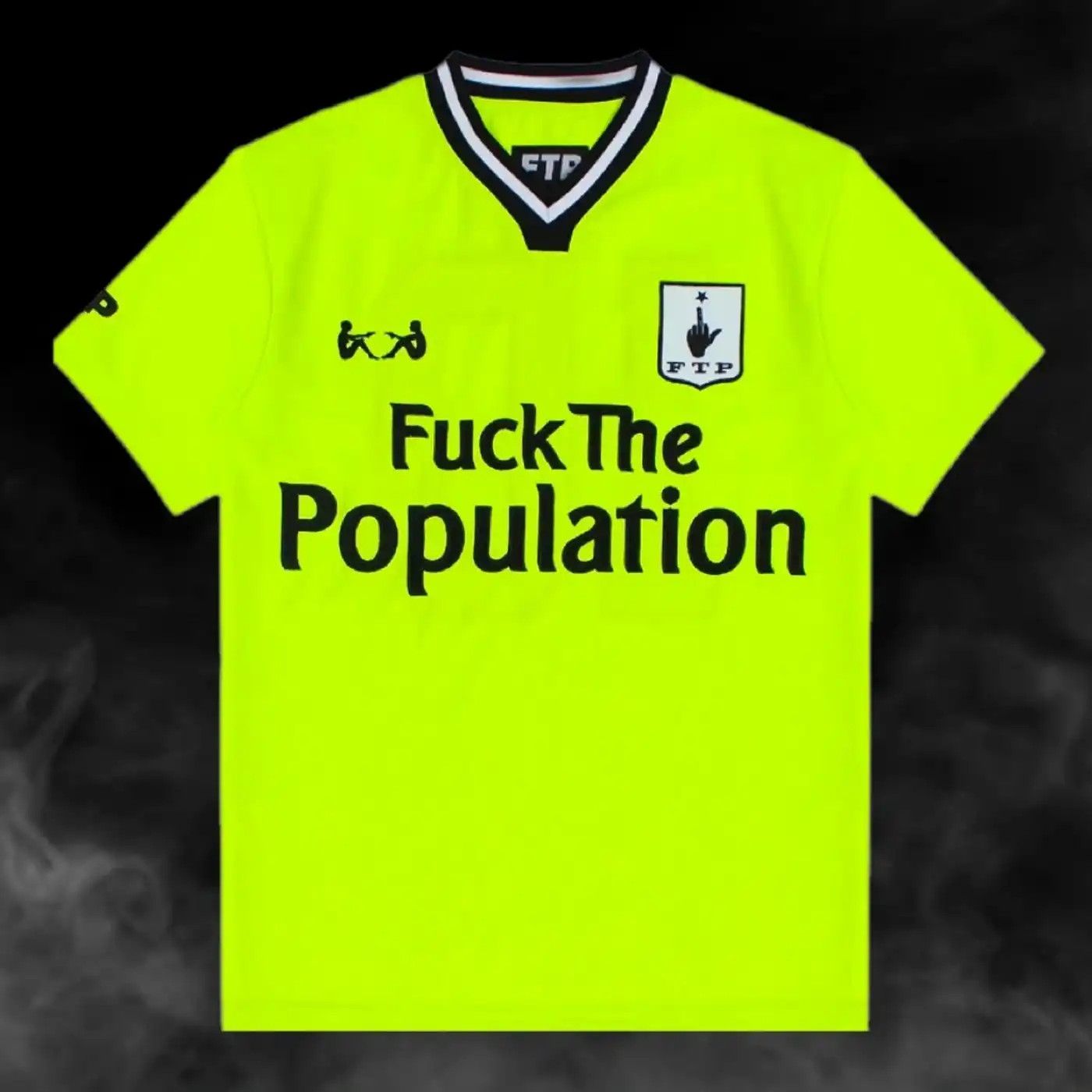 Fuck The Population FTP CLUB SOCCER JERSEY(ACID LIME) in SMALL Size US S / EU 44-46 / 1 - 1 Thumbnail