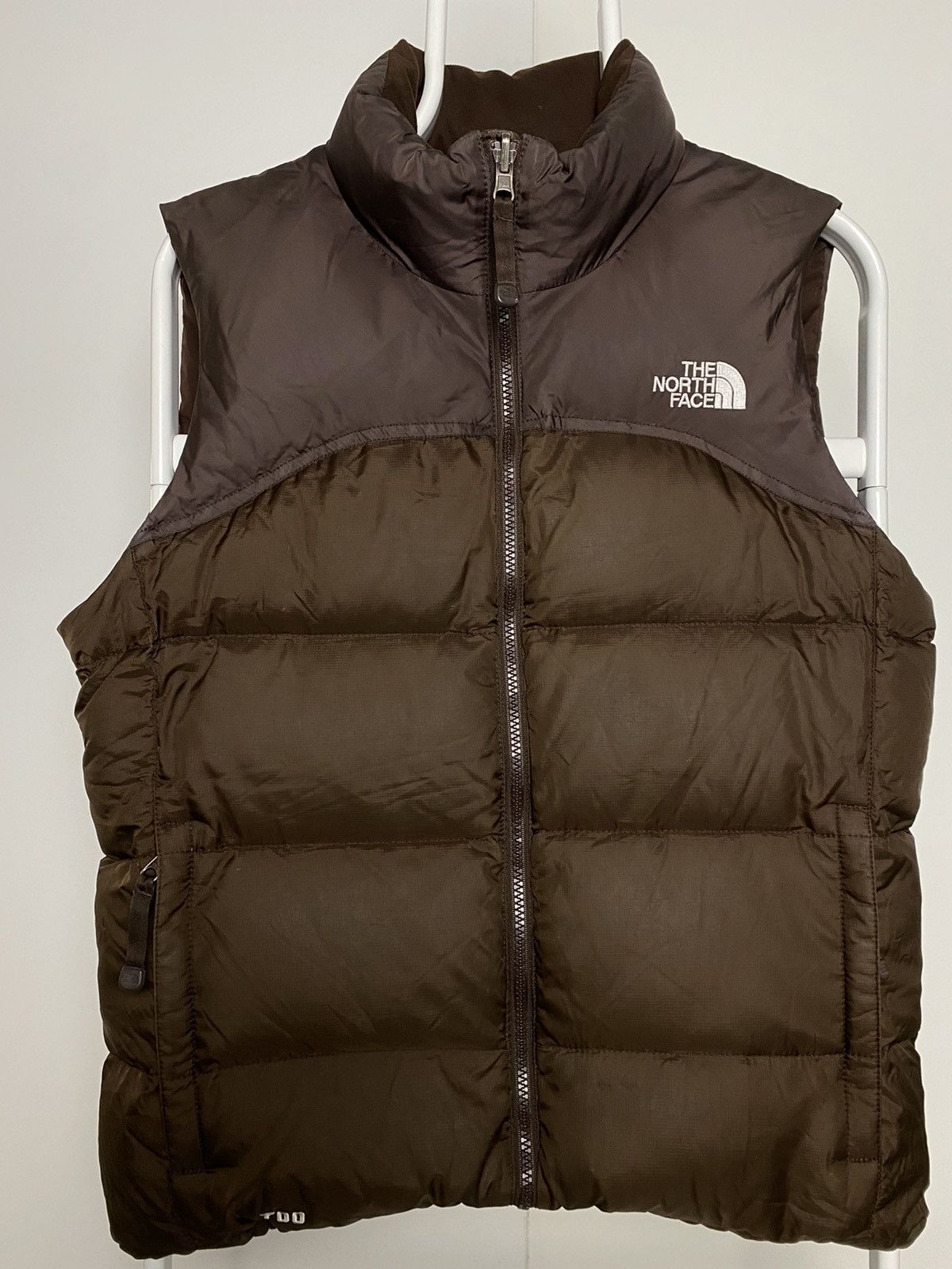 The North Face × Vintage The North Face vintage brown puffer vest 700 nuptse kendall Size XS / US 0-2 / IT 36-38 - 1 Thumbnail