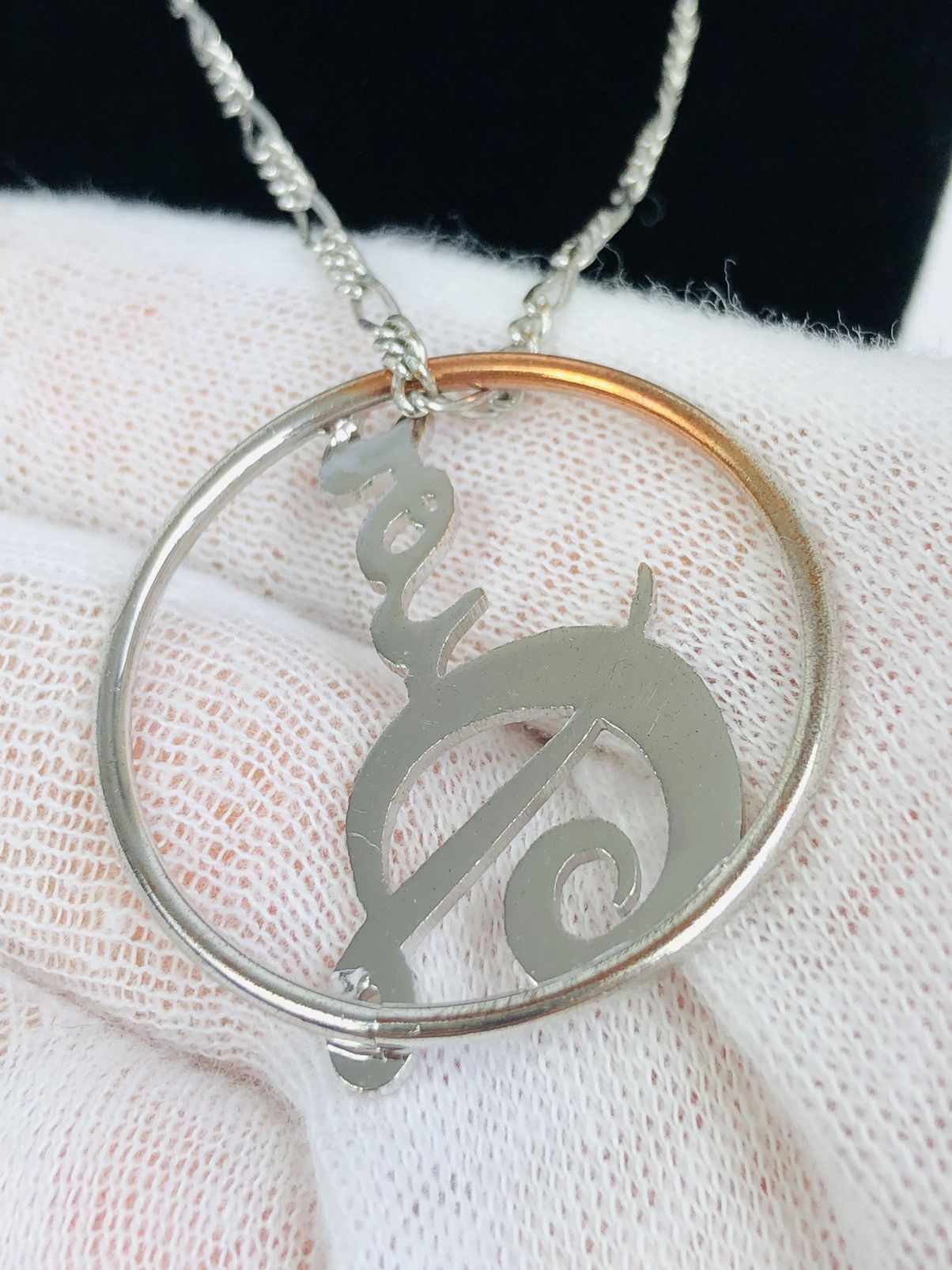 Dior Dior cursive logo necklace Size ONE SIZE - 3 Thumbnail