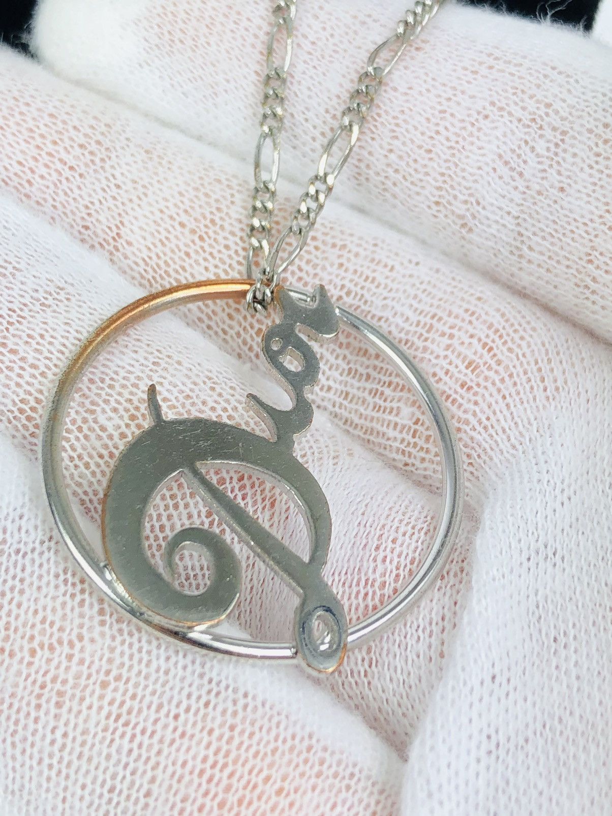Dior Dior cursive logo necklace Size ONE SIZE - 2 Thumbnail
