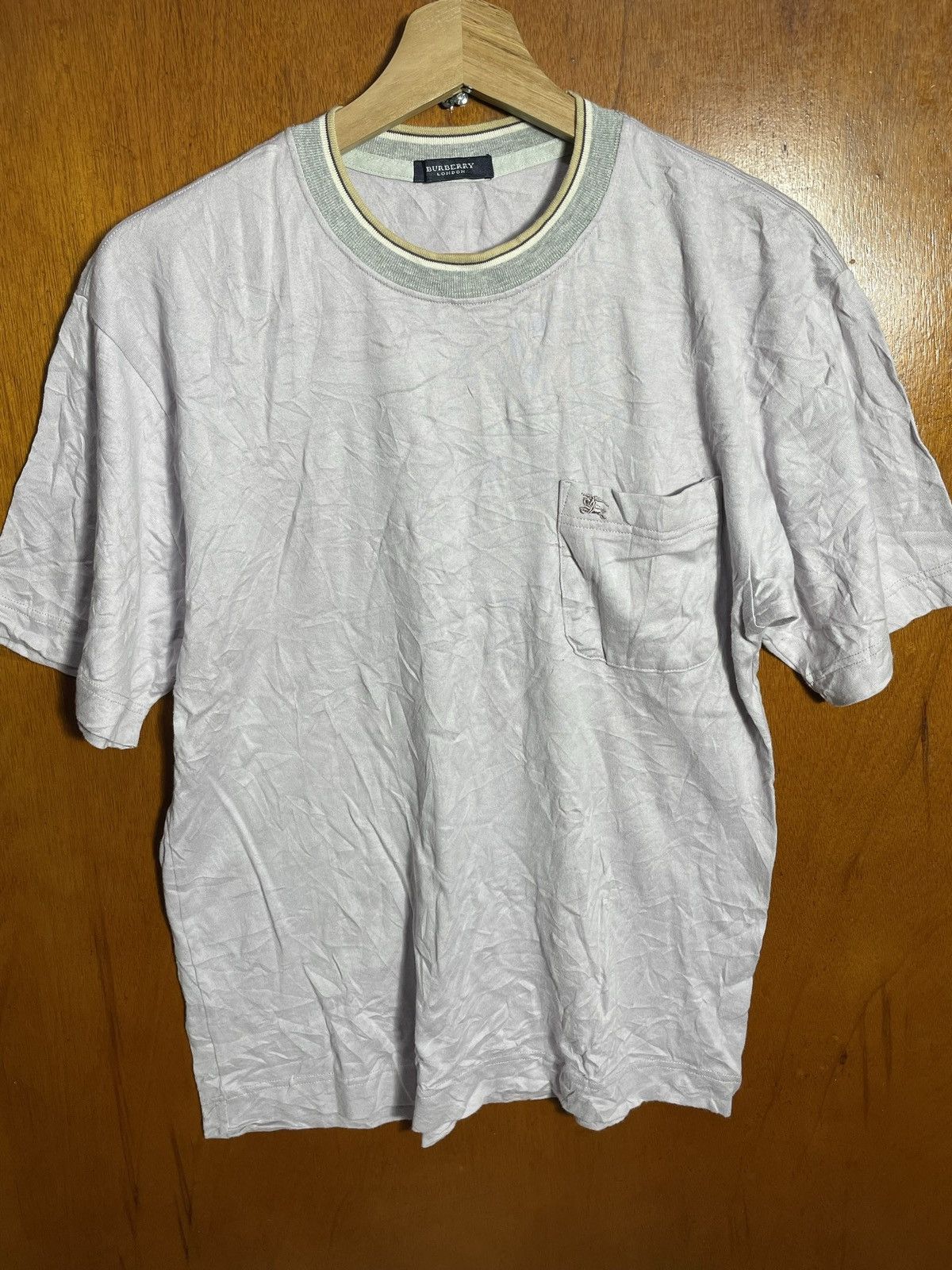 Burberry pocket tee on sale