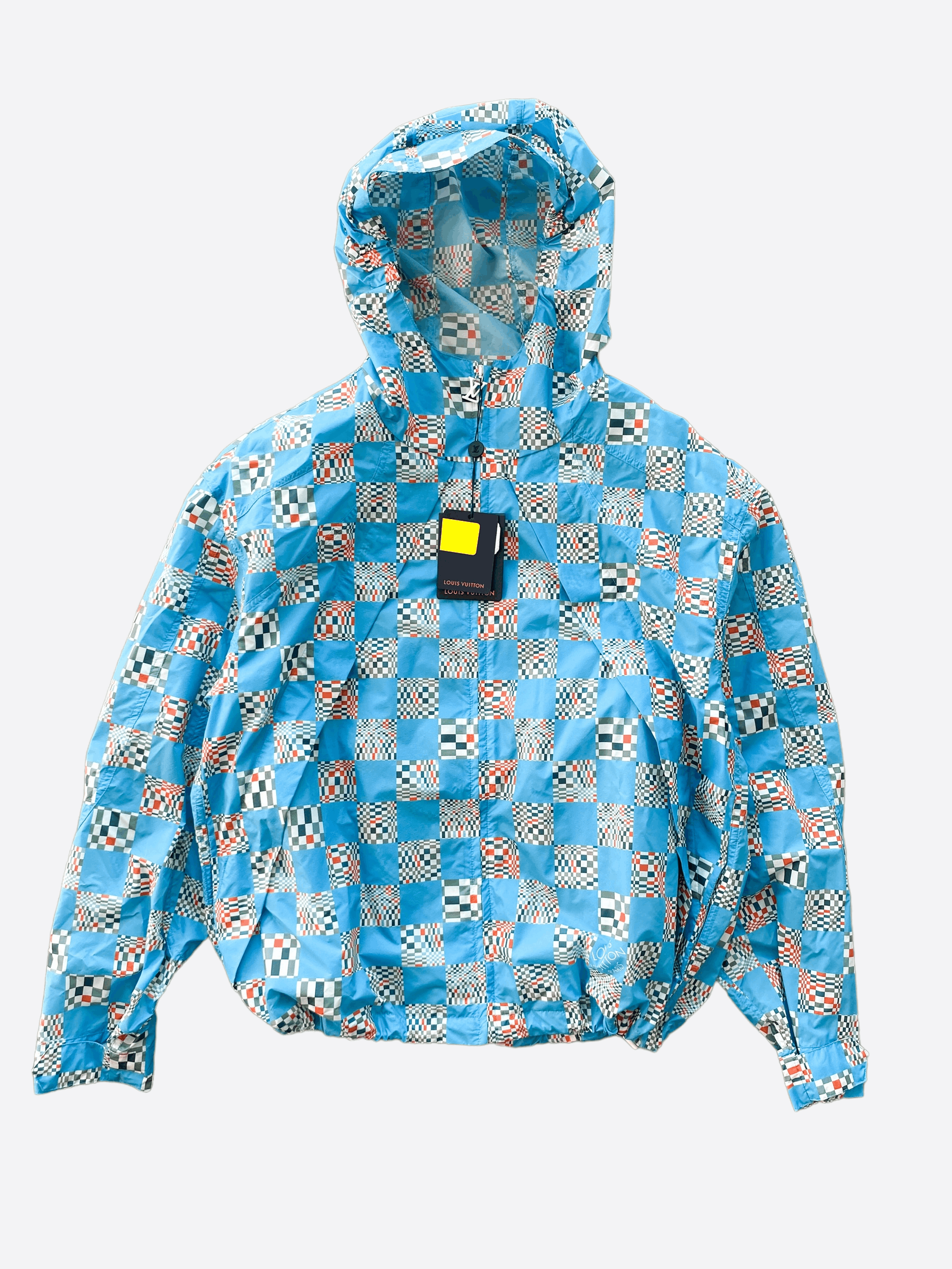 Louis Vuitton Damier Spread Windbreaker, Blue, 48