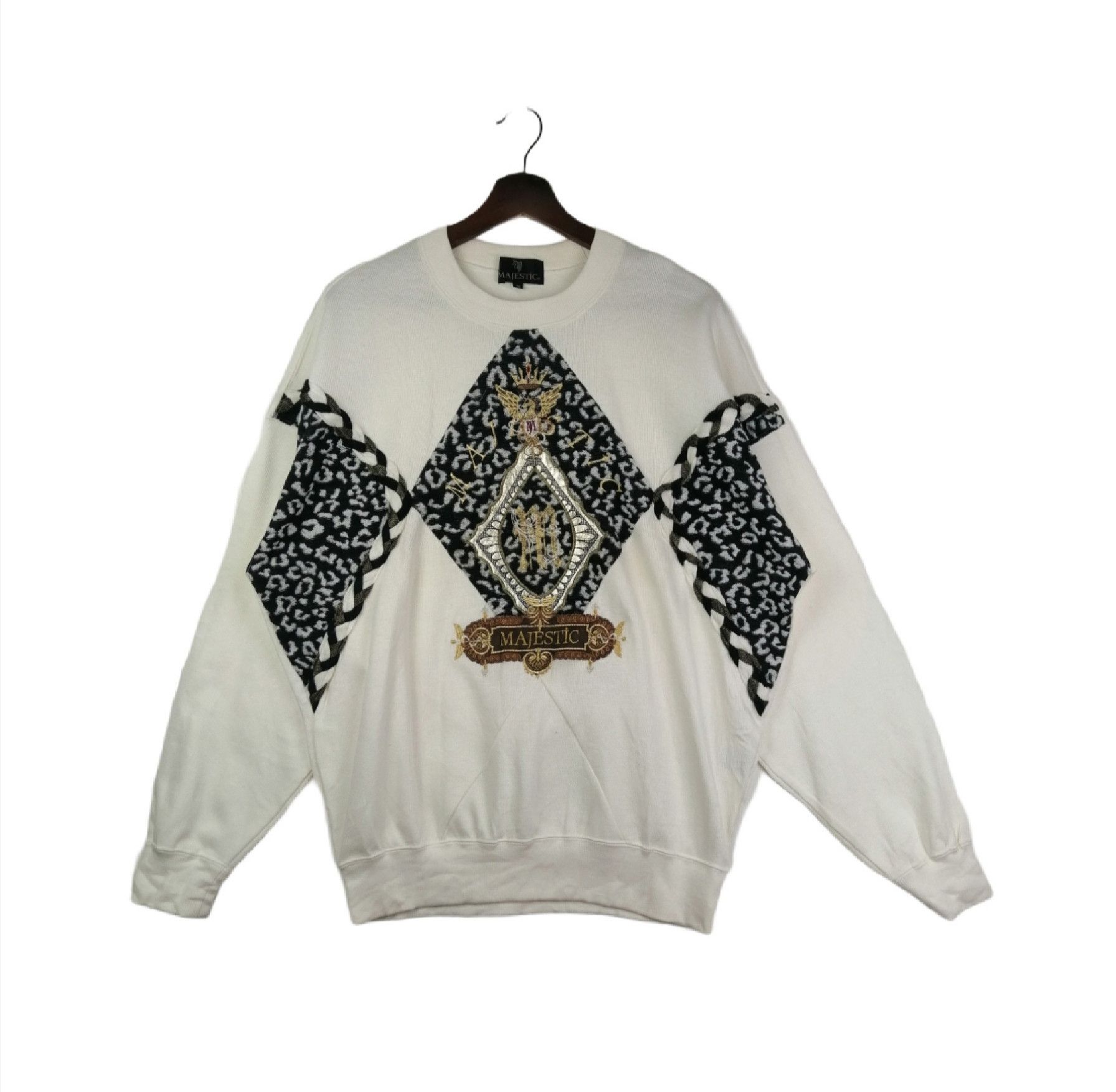 image of Made In Japan Magical Design Embroidery Logo in White, Men's (Size Large)