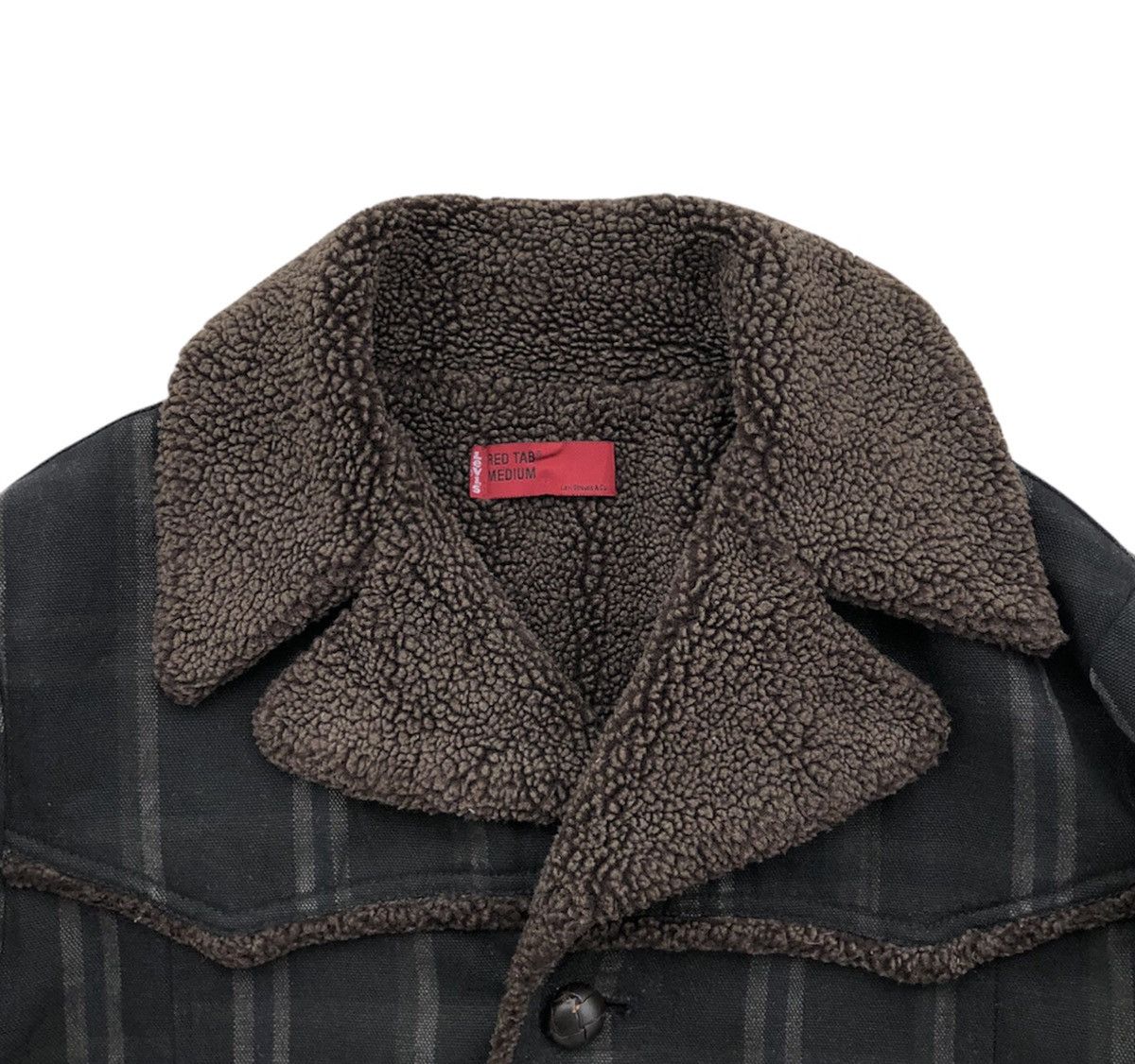 Levi's Levi's RedTab Double Breasted Jacket FauxFur Collar Checked Size US M / EU 48-50 / 2 - 6 Thumbnail