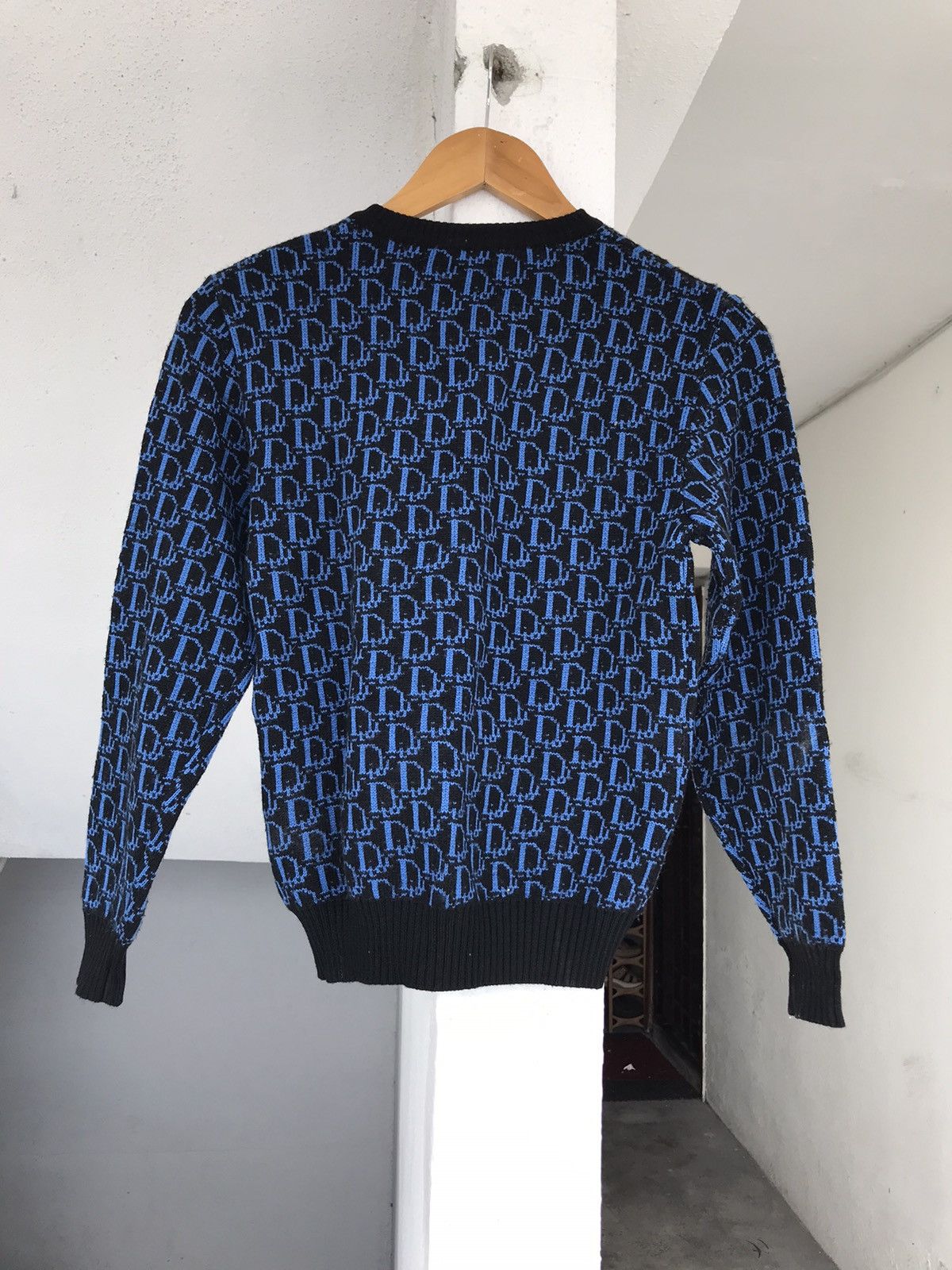 Christian Dior Monsieur × Dior 80s Christian Dior Monogram Knit Sweater Size US S / EU 44-46 / 1 - 7 Thumbnail