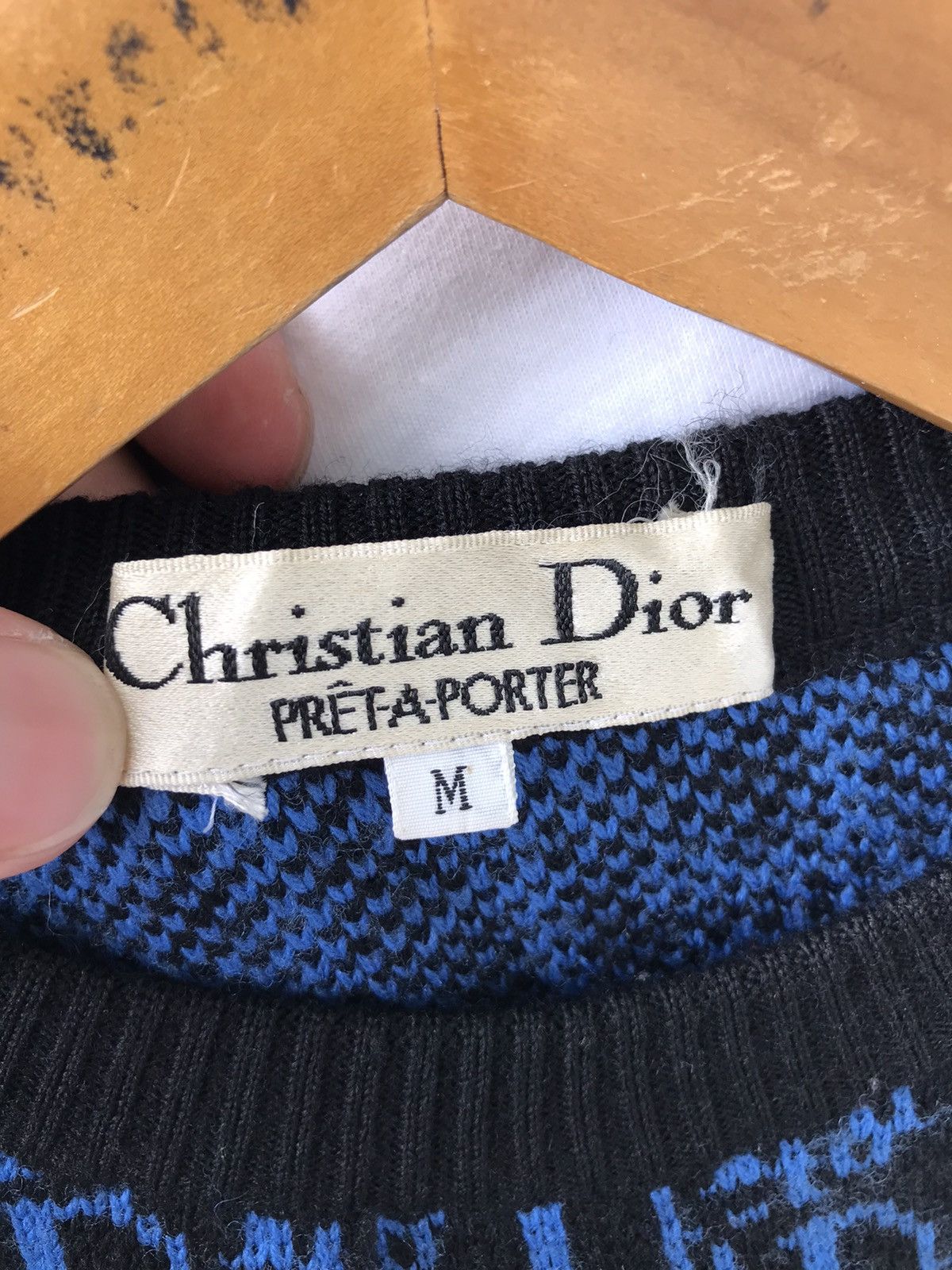 Christian Dior Monsieur × Dior 80s Christian Dior Monogram Knit Sweater Size US S / EU 44-46 / 1 - 16 Thumbnail