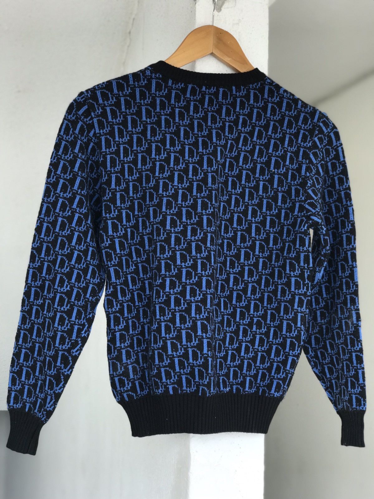 Christian Dior Monsieur × Dior 80s Christian Dior Monogram Knit Sweater Size US S / EU 44-46 / 1 - 11 Thumbnail