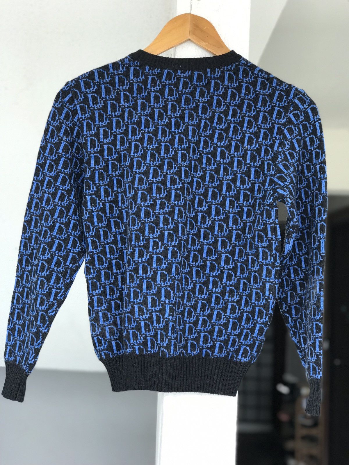 Christian Dior Monsieur × Dior 80s Christian Dior Monogram Knit Sweater Size US S / EU 44-46 / 1 - 12 Thumbnail