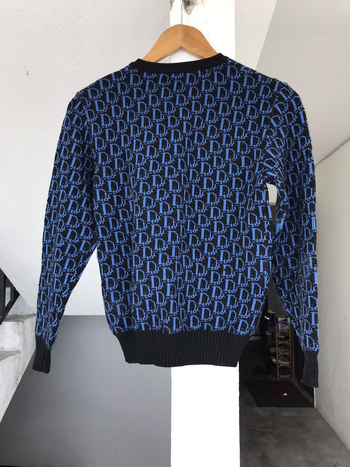 Christian Dior Monsieur × Dior 80s Christian Dior Monogram Knit Sweater Size US S / EU 44-46 / 1 - 9 Thumbnail