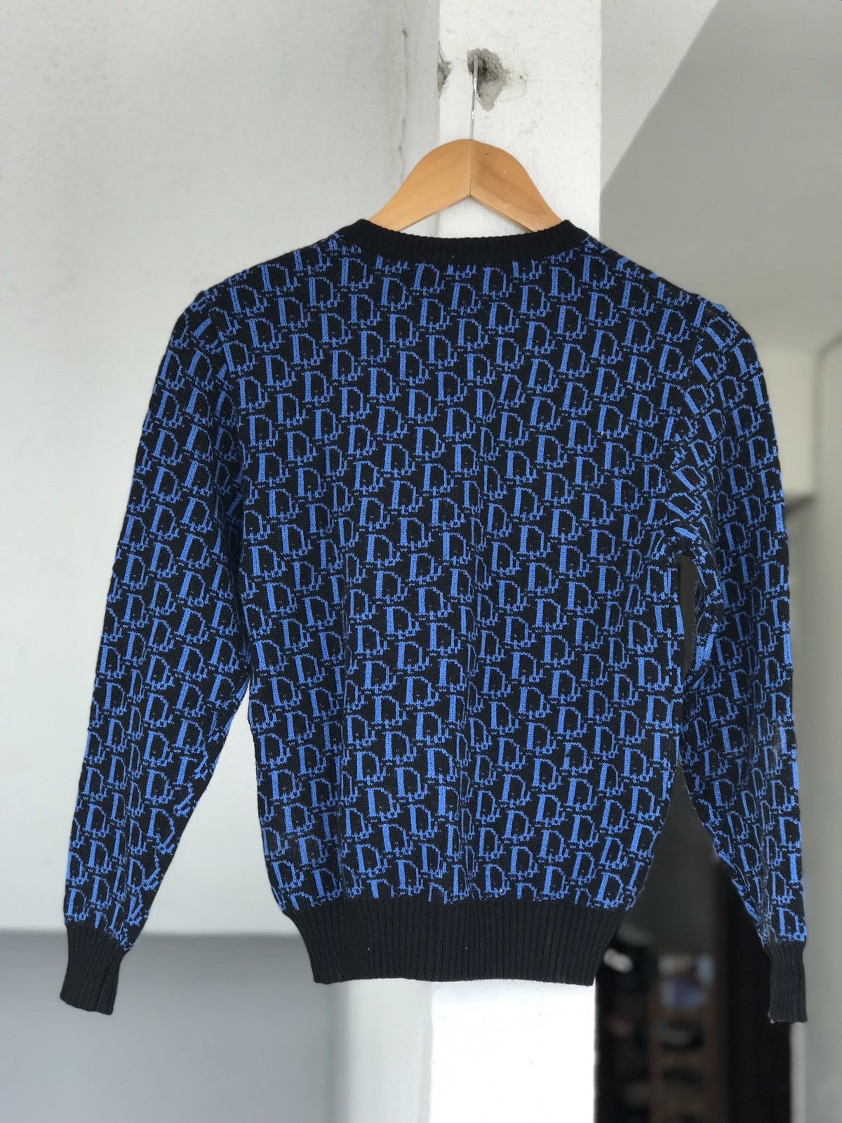 Christian Dior Monsieur × Dior 80s Christian Dior Monogram Knit Sweater Size US S / EU 44-46 / 1 - 10 Thumbnail