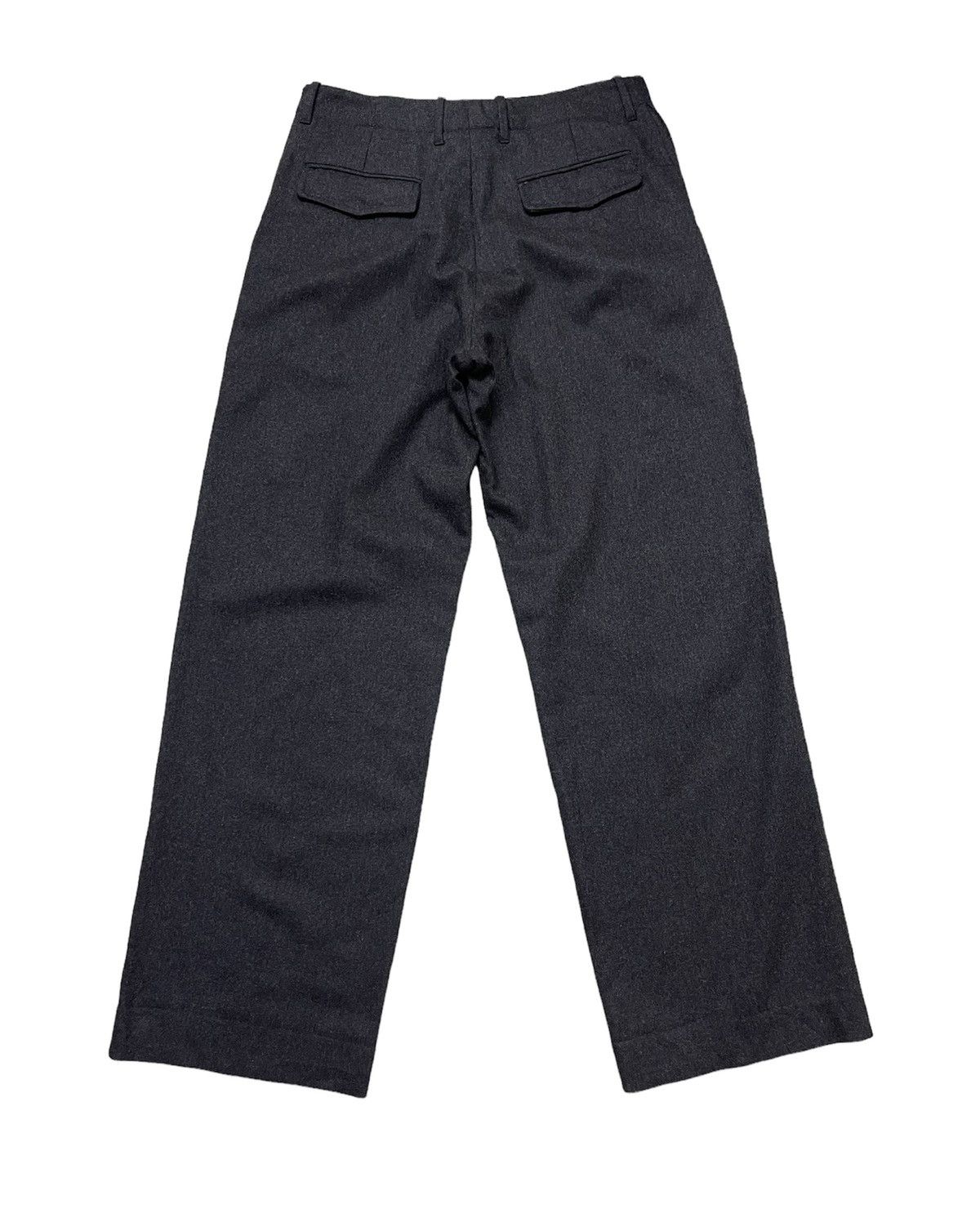 Dolce & Gabbana A832 / 2645 - Wide Leg Wool Baggy Pants Size US 33 - 2 Thumbnail