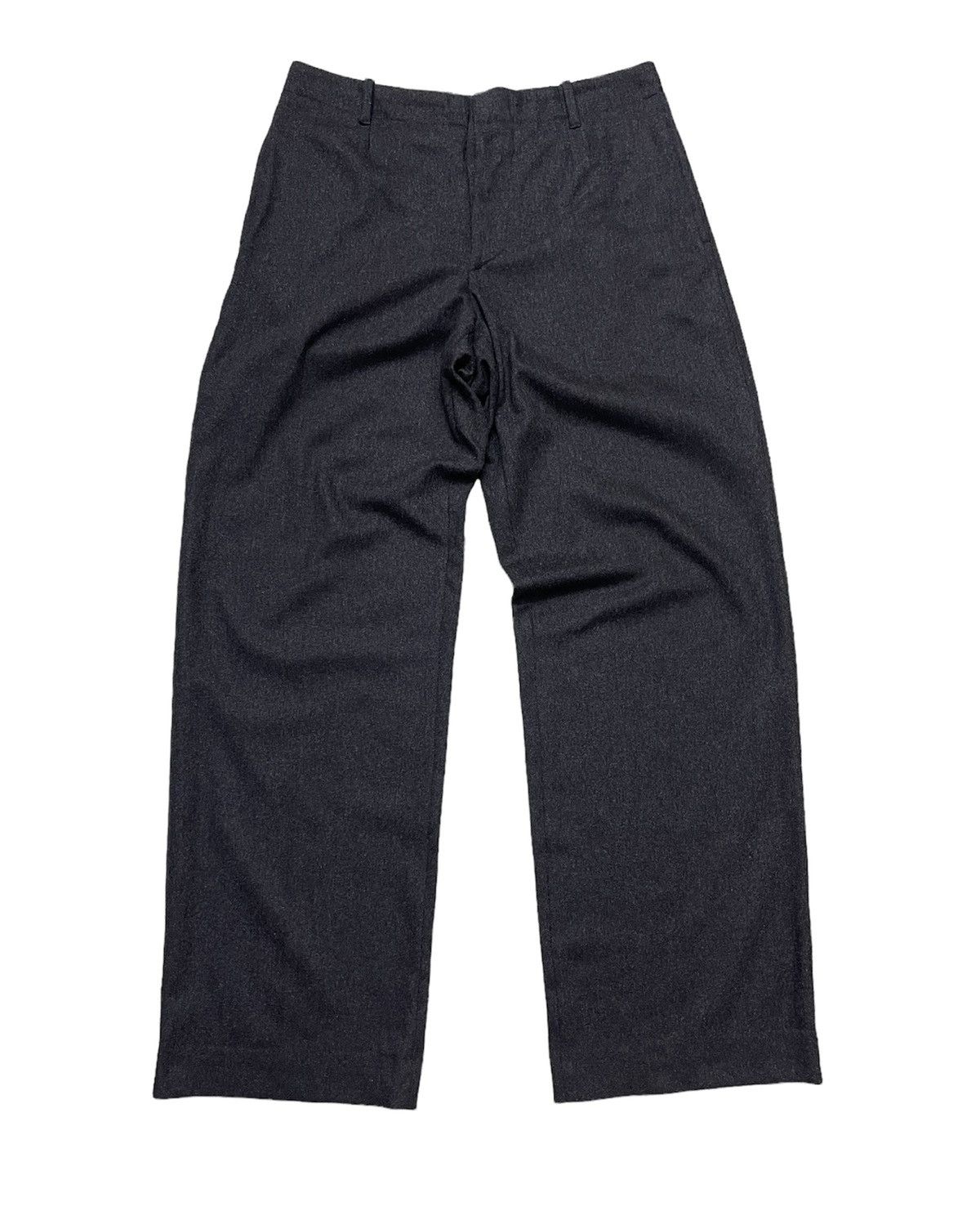 Dolce & Gabbana A832 / 2645 - Wide Leg Wool Baggy Pants Size US 33 - 1 Thumbnail