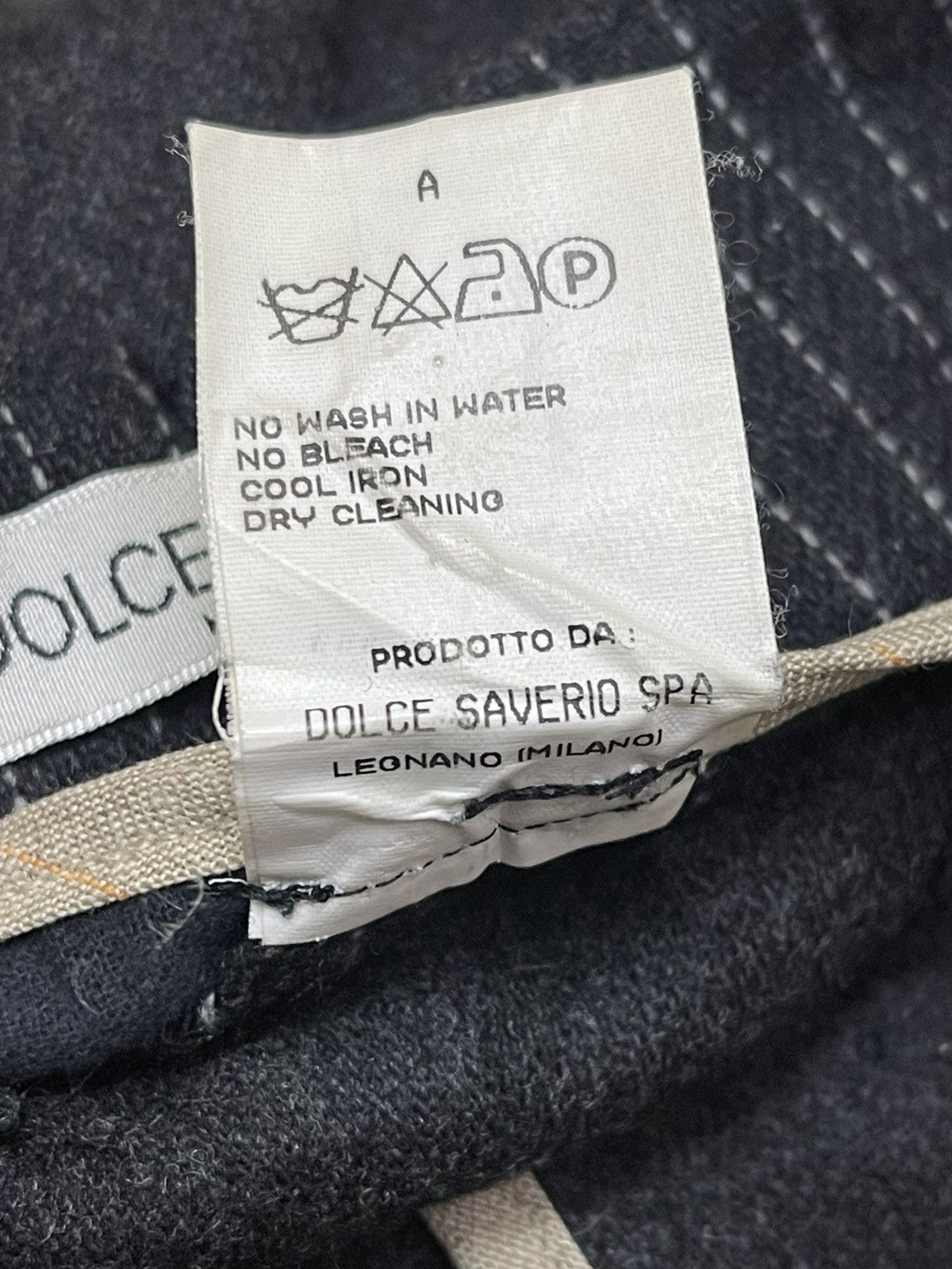 Dolce & Gabbana A832 / 2645 - Wide Leg Wool Baggy Pants Size US 33 - 7 Thumbnail