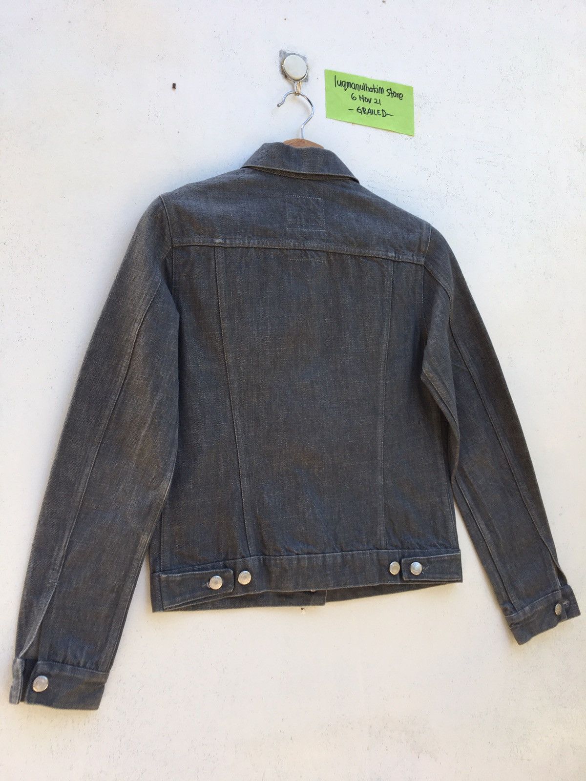 Helmut Lang Vtg Helmut Lang Denim Jacket Jean Trucker Double Pockets Size US S / EU 44-46 / 1 - 13 Thumbnail