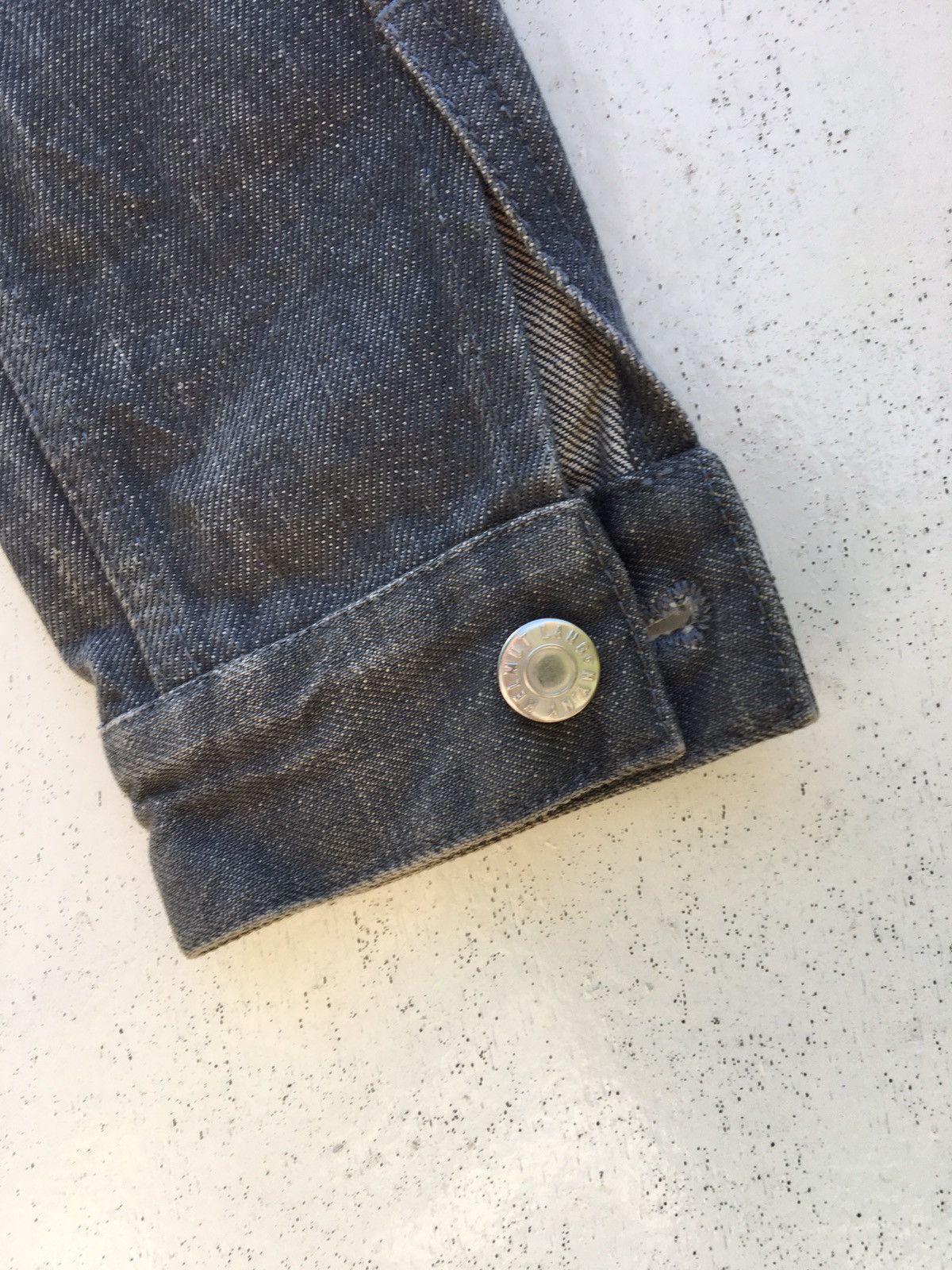 Helmut Lang Vtg Helmut Lang Denim Jacket Jean Trucker Double Pockets Size US S / EU 44-46 / 1 - 16 Thumbnail