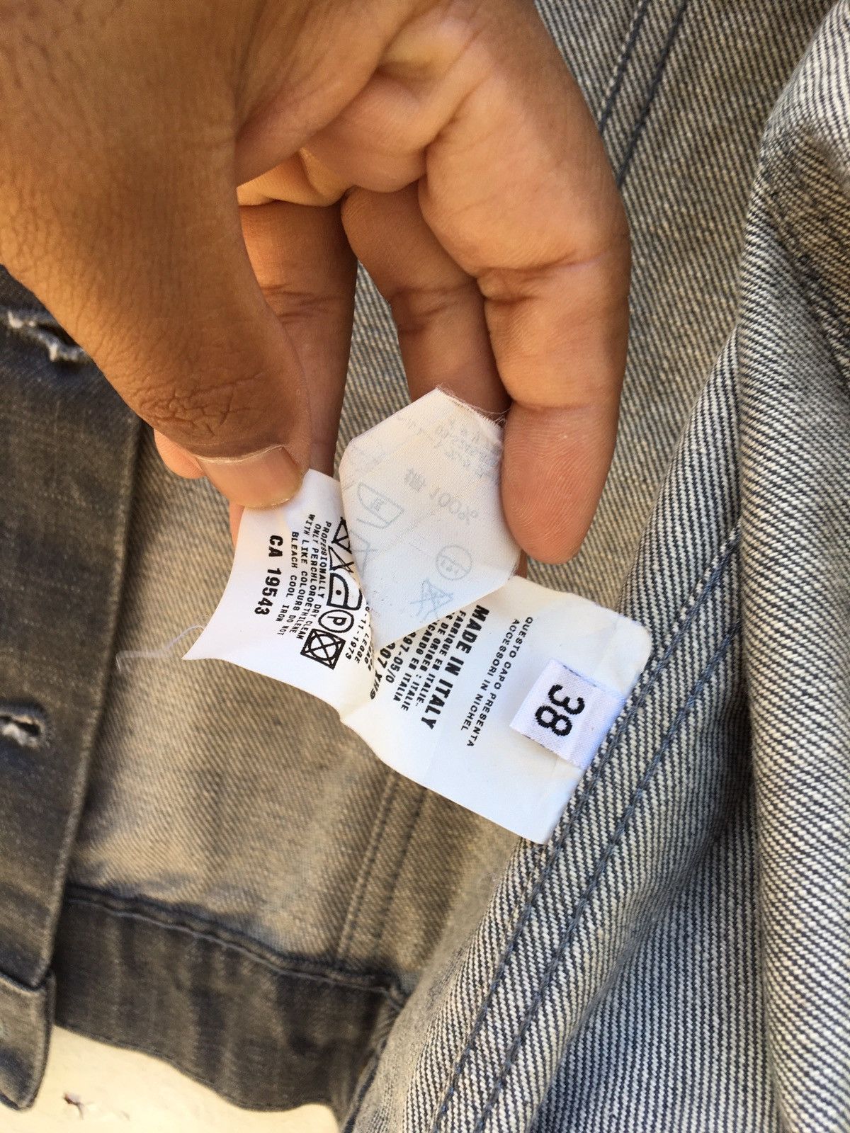 Helmut Lang Vtg Helmut Lang Denim Jacket Jean Trucker Double Pockets Size US S / EU 44-46 / 1 - 10 Thumbnail