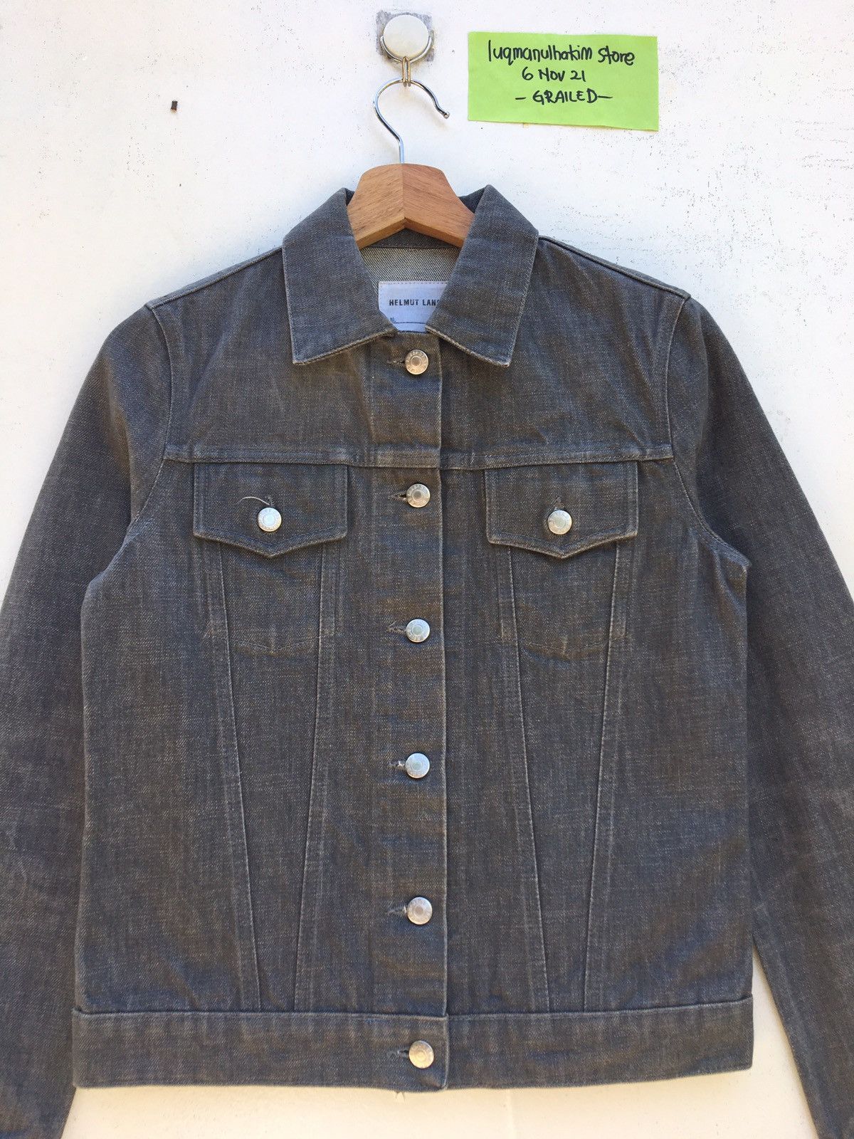 Helmut Lang Vtg Helmut Lang Denim Jacket Jean Trucker Double Pockets Size US S / EU 44-46 / 1 - 3 Thumbnail
