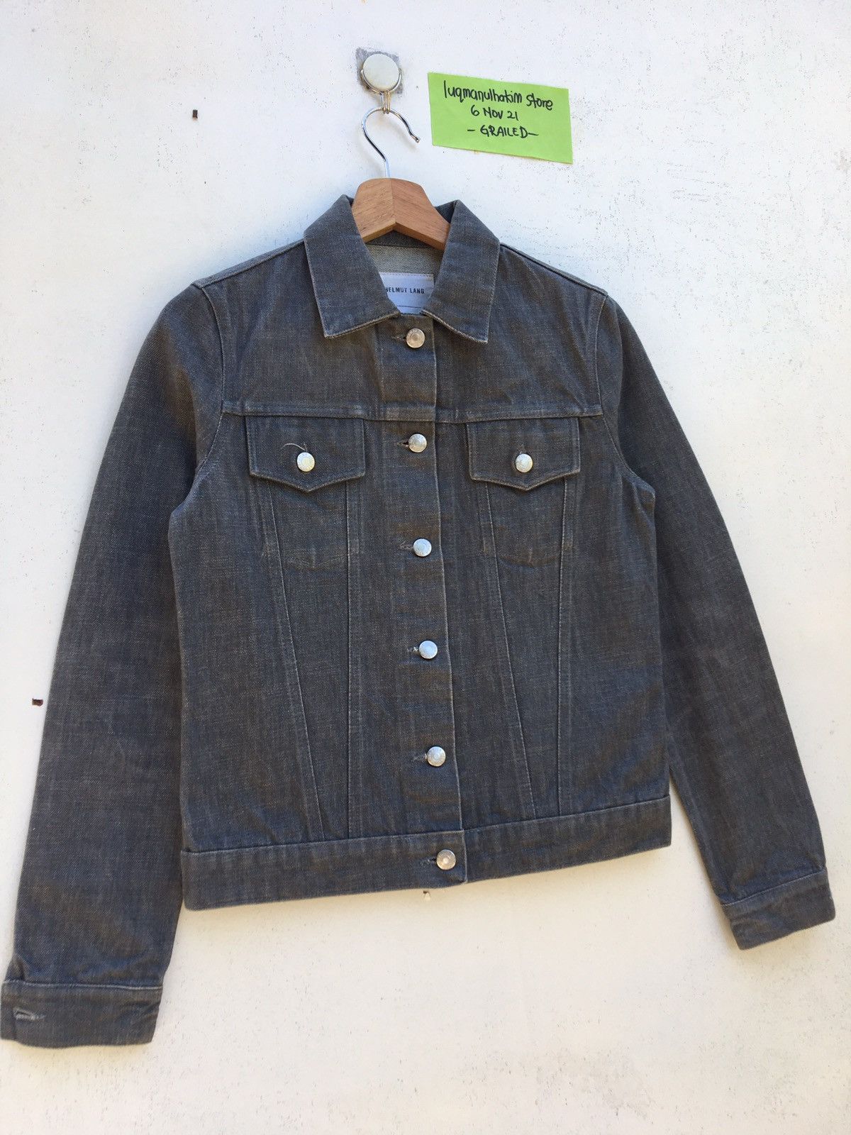 Helmut Lang Vtg Helmut Lang Denim Jacket Jean Trucker Double Pockets Size US S / EU 44-46 / 1 - 2 Thumbnail