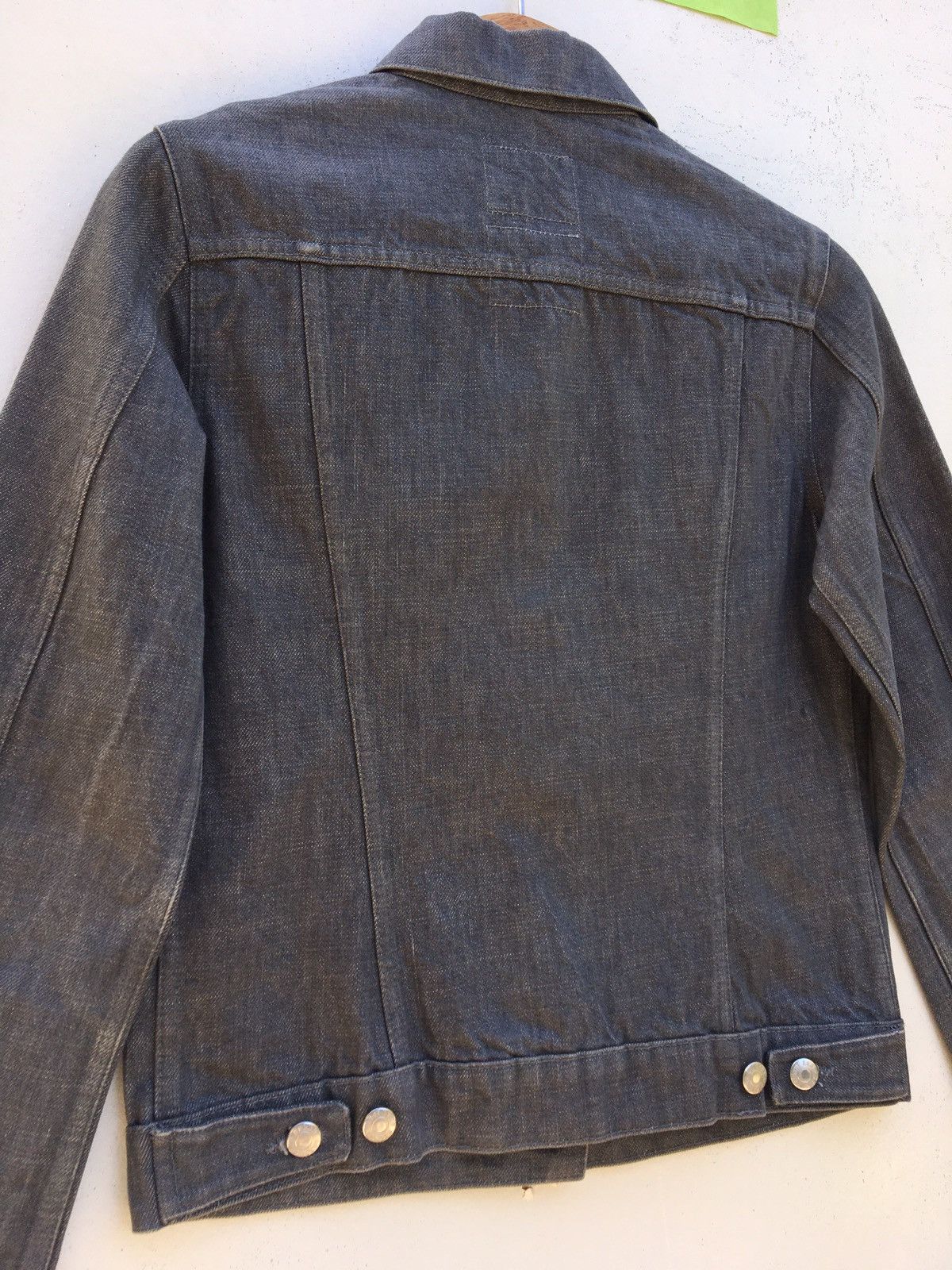 Helmut Lang Vtg Helmut Lang Denim Jacket Jean Trucker Double Pockets Size US S / EU 44-46 / 1 - 15 Thumbnail