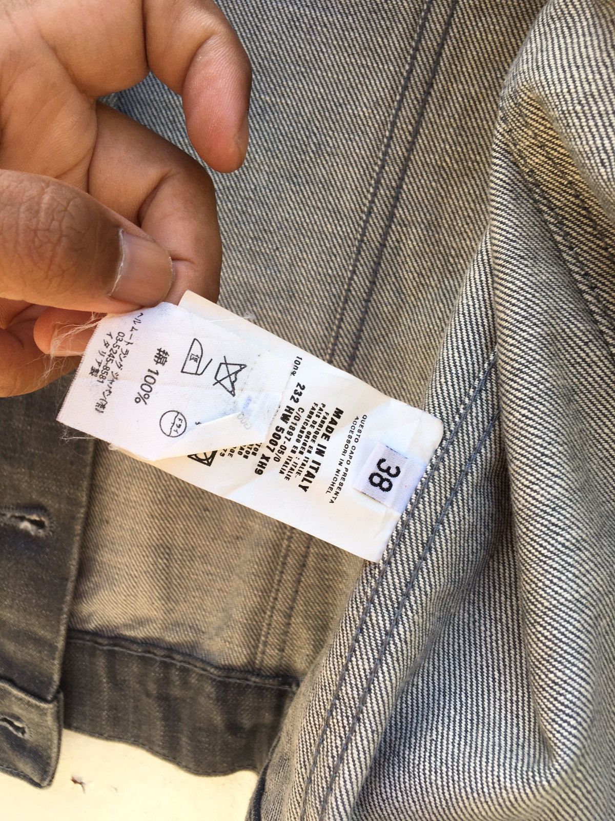 Helmut Lang Vtg Helmut Lang Denim Jacket Jean Trucker Double Pockets Size US S / EU 44-46 / 1 - 9 Thumbnail
