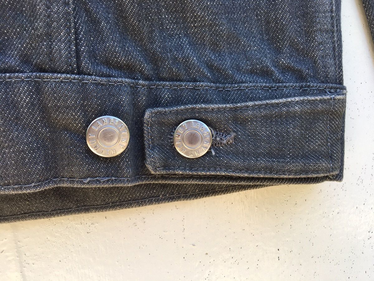 Helmut Lang Vtg Helmut Lang Denim Jacket Jean Trucker Double Pockets Size US S / EU 44-46 / 1 - 17 Thumbnail