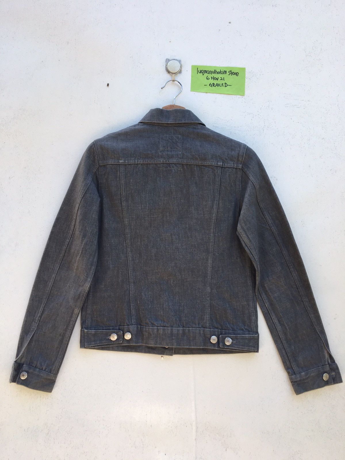 Helmut Lang Vtg Helmut Lang Denim Jacket Jean Trucker Double Pockets Size US S / EU 44-46 / 1 - 12 Thumbnail