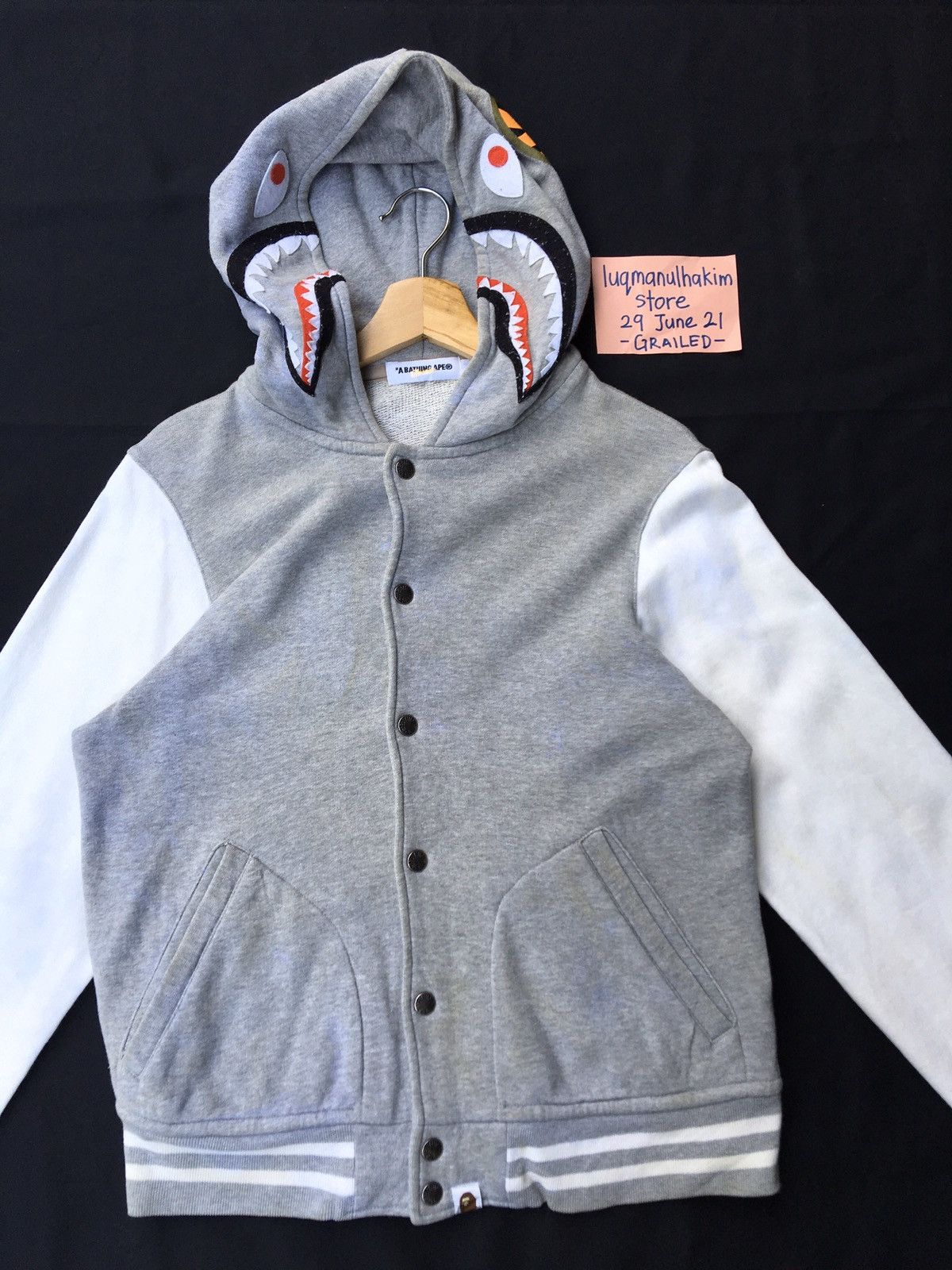 Bape Shark Hoodie Jacket Size US S / EU 44-46 / 1 - 2 Thumbnail